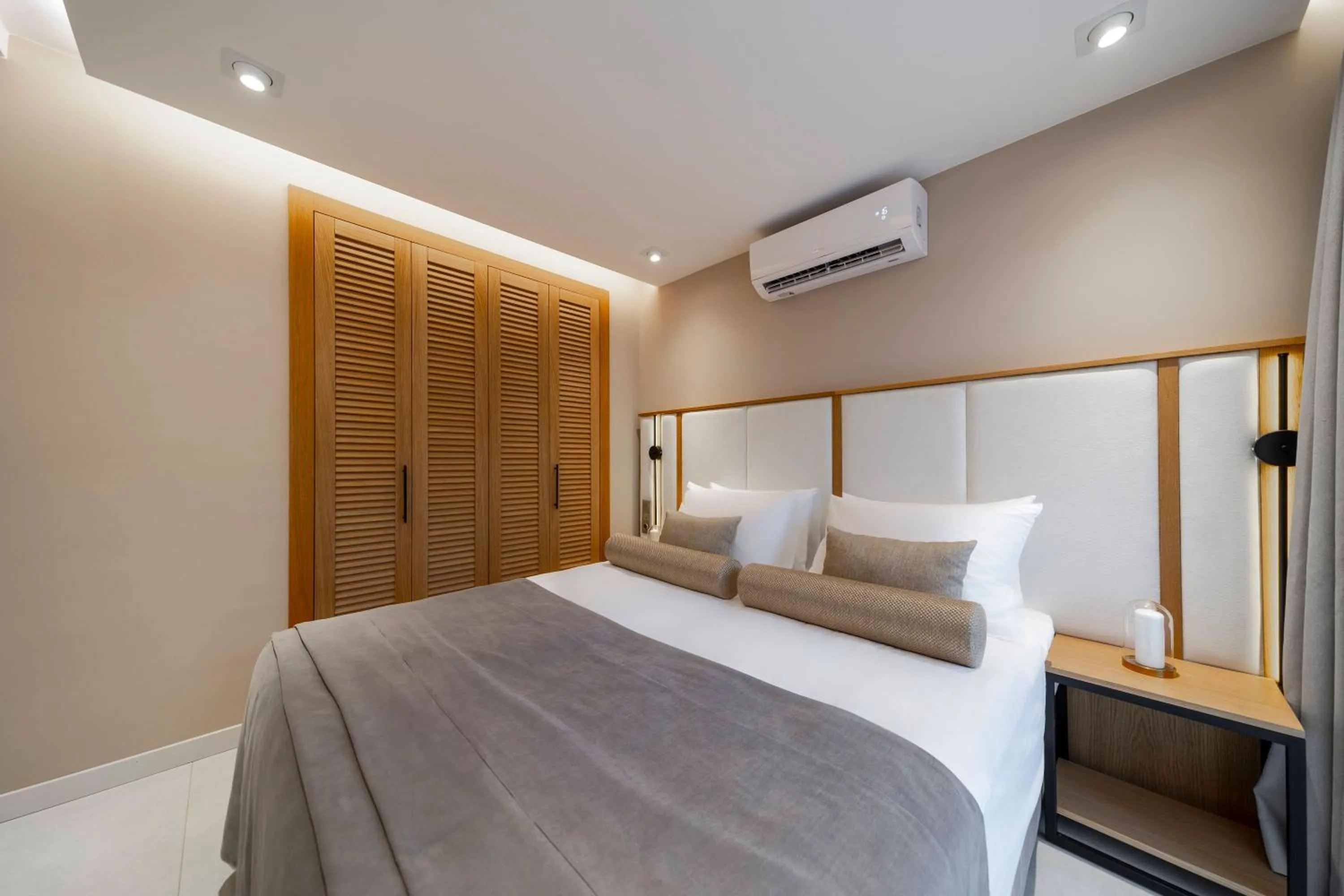 Bed in Renovu Apart Bodrum