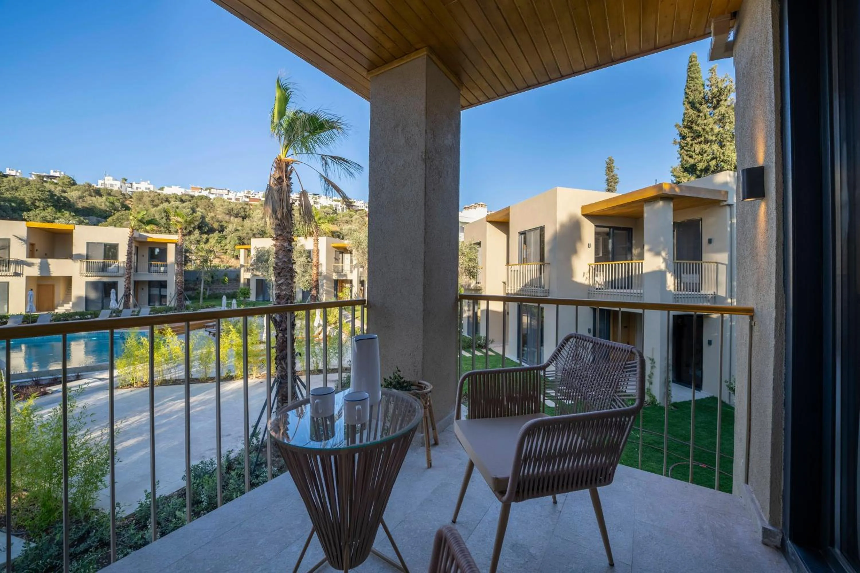 Balcony/Terrace in Renovu Apart Bodrum