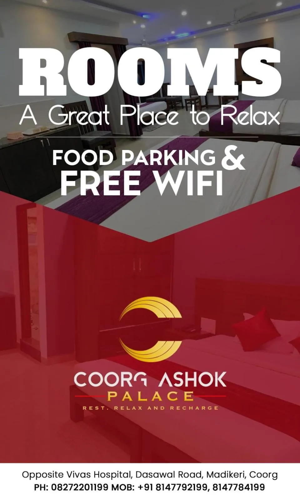 Logo/Certificate/Sign in Coorg ASHOK PALACE