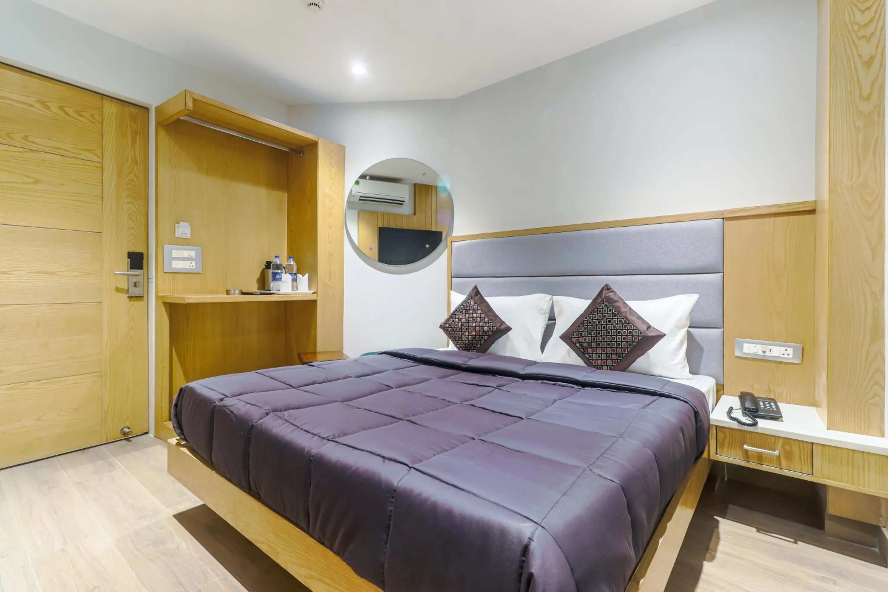 Photo of the whole room, Bed in Hotel Bricks, Karol Bagh, New Delhi