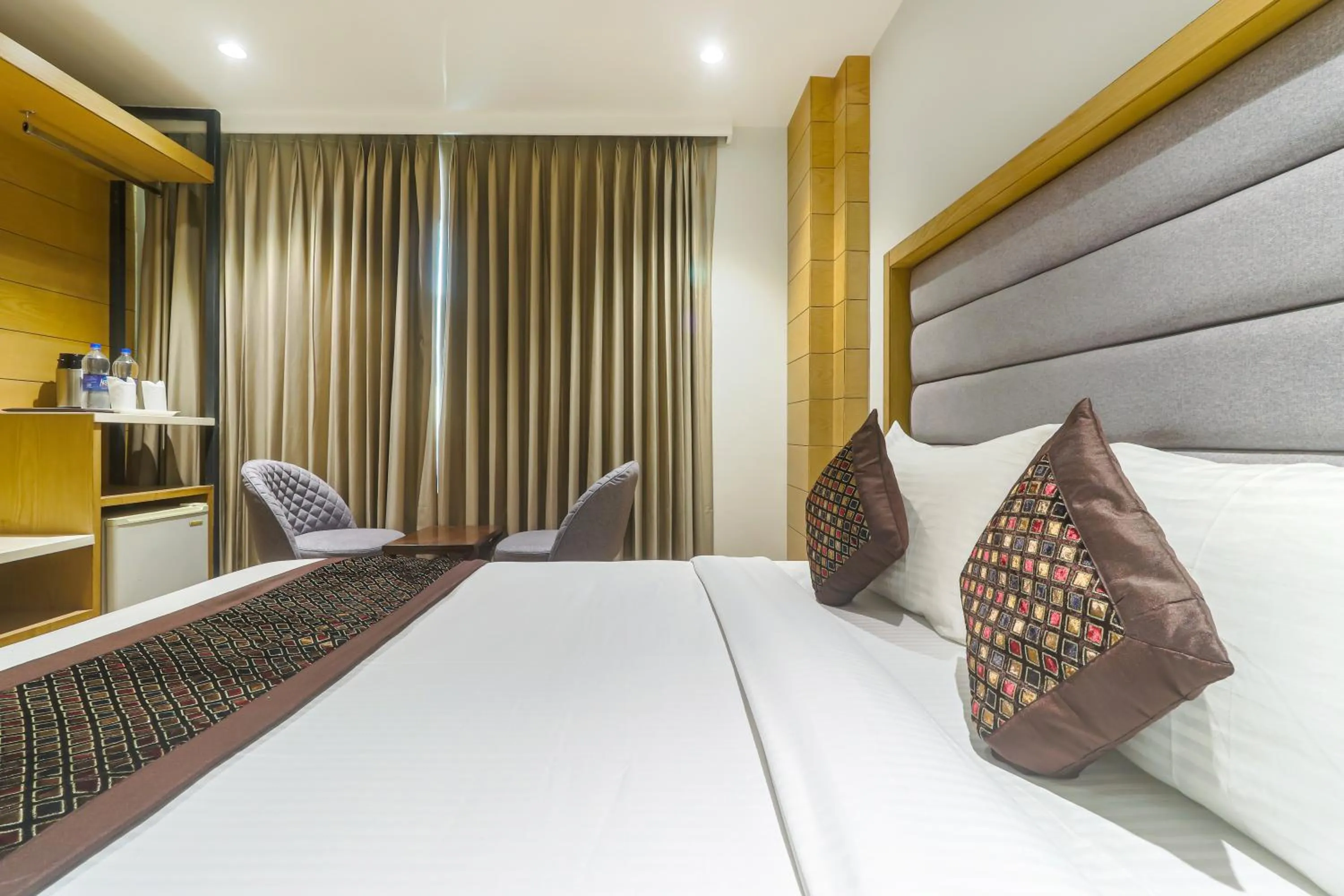 Bed in Hotel Bricks, Karol Bagh, New Delhi