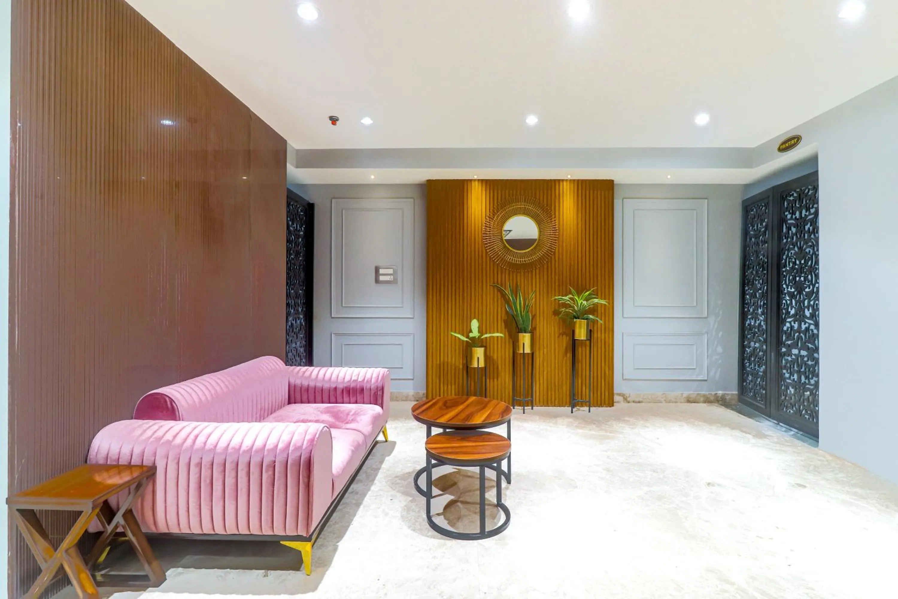 Lobby or reception in Hotel Bricks, Karol Bagh, New Delhi