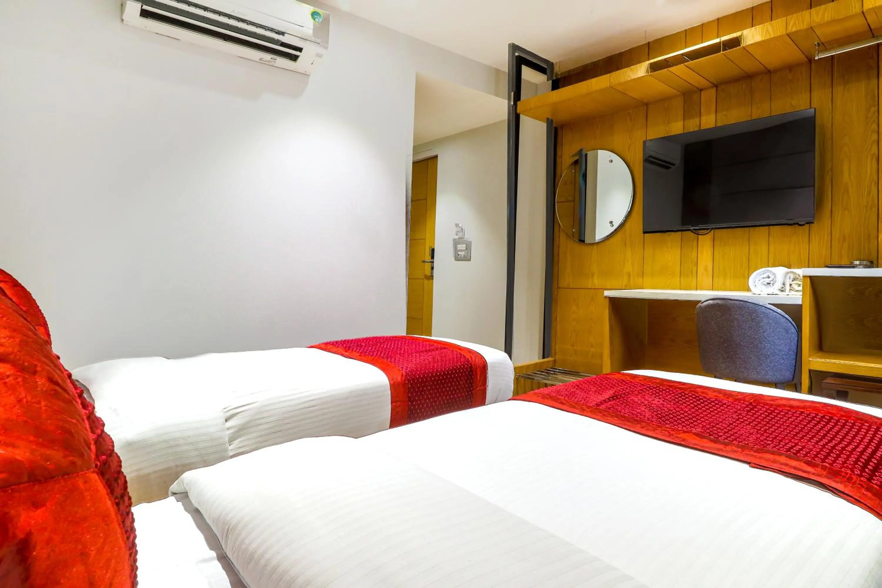 Bed in Hotel Bricks, Karol Bagh, New Delhi