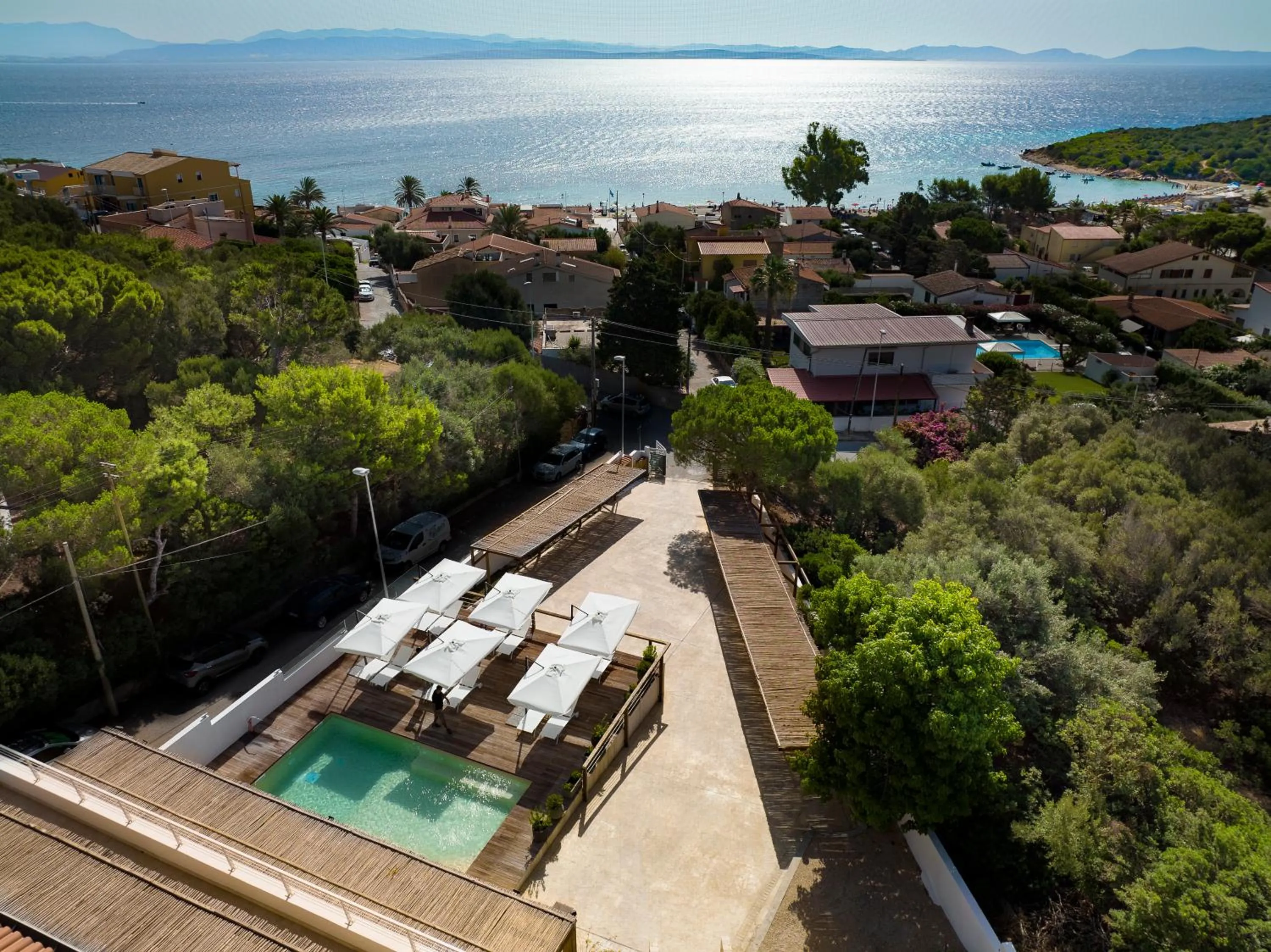 Bird's eye view in Mercury Beach Hotel