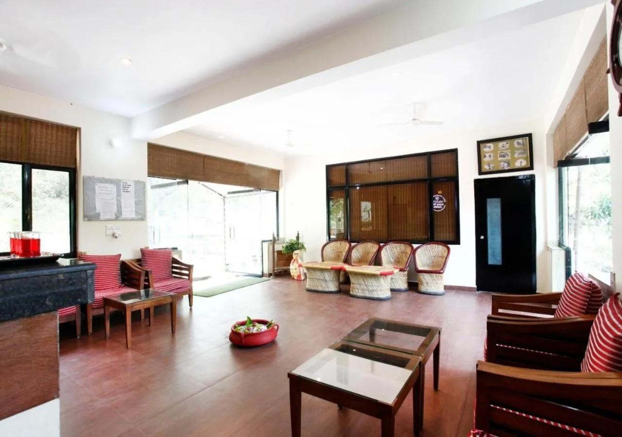 Seating area in Hotel Aroma Nainital In house parking