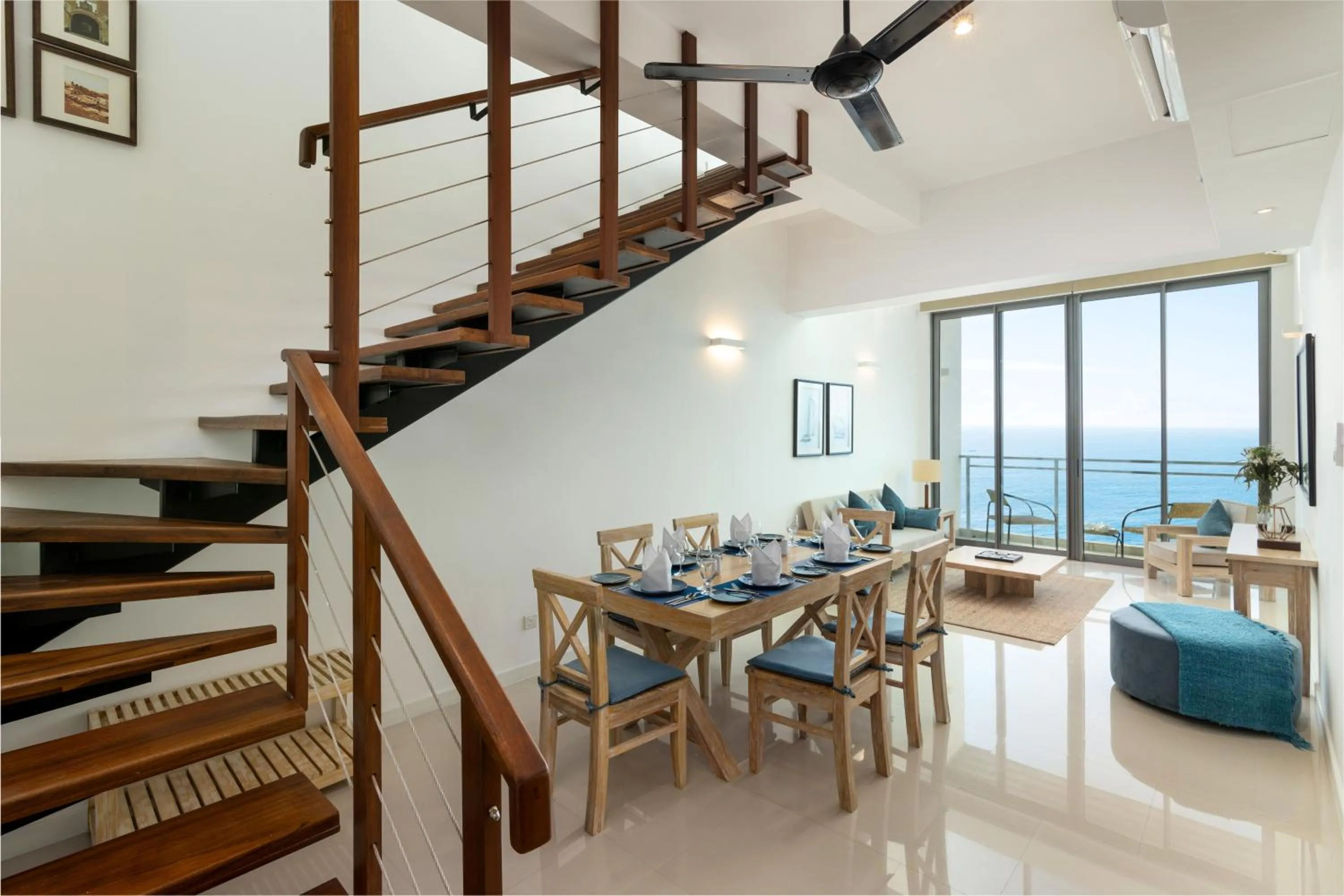 Dining area in Oceanfront Galle by ICC
