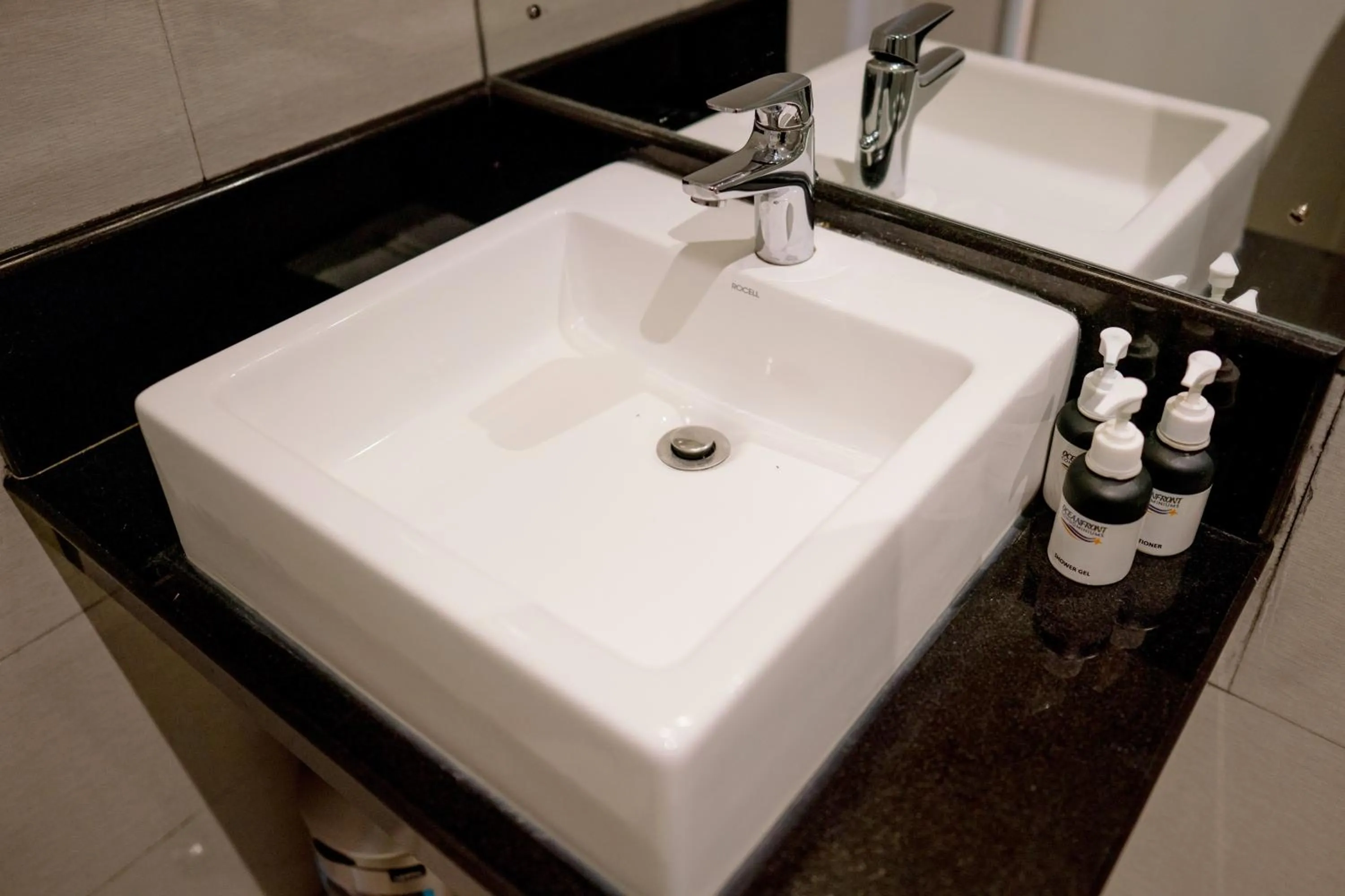 Bathroom in Oceanfront Galle by ICC