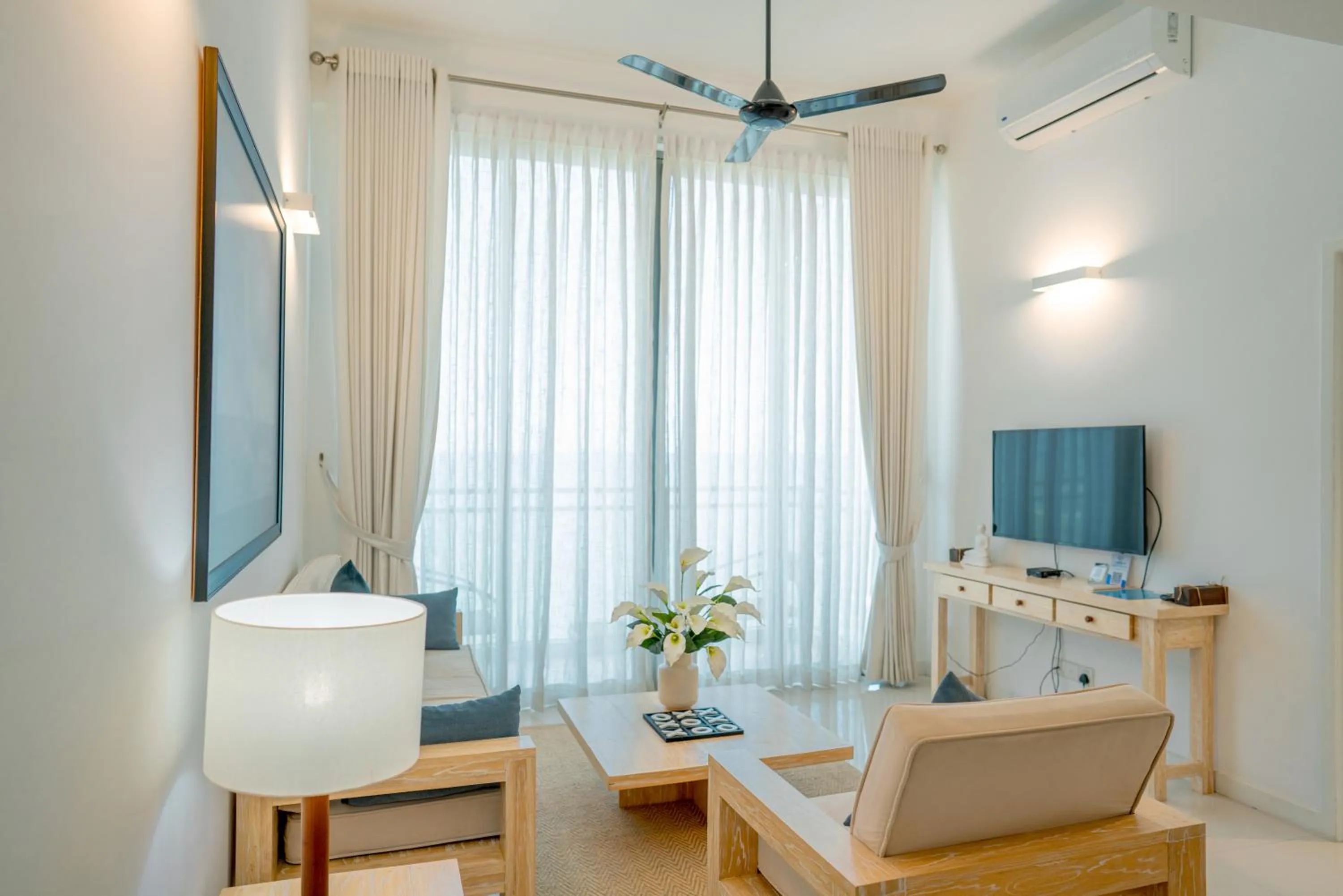 Living room in Oceanfront Galle by ICC
