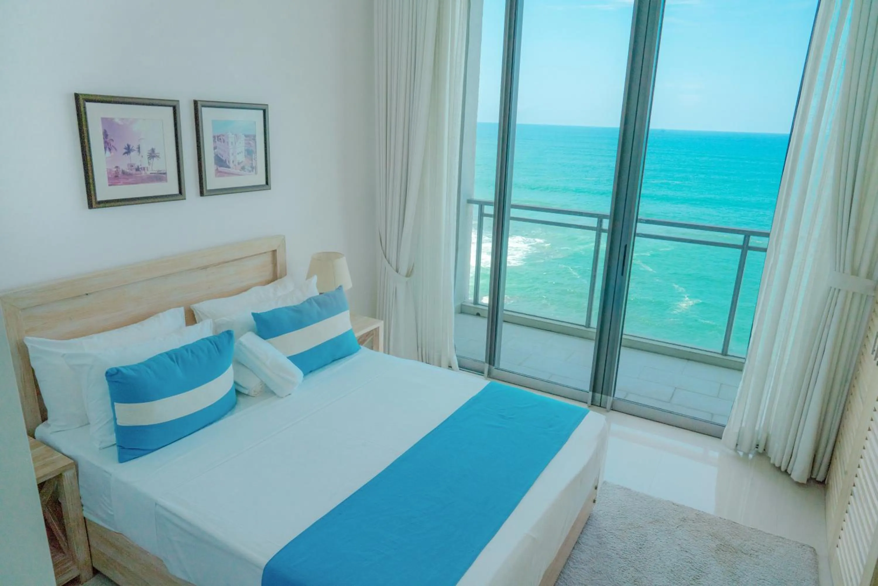 View (from property/room), Bed in Oceanfront Galle by ICC