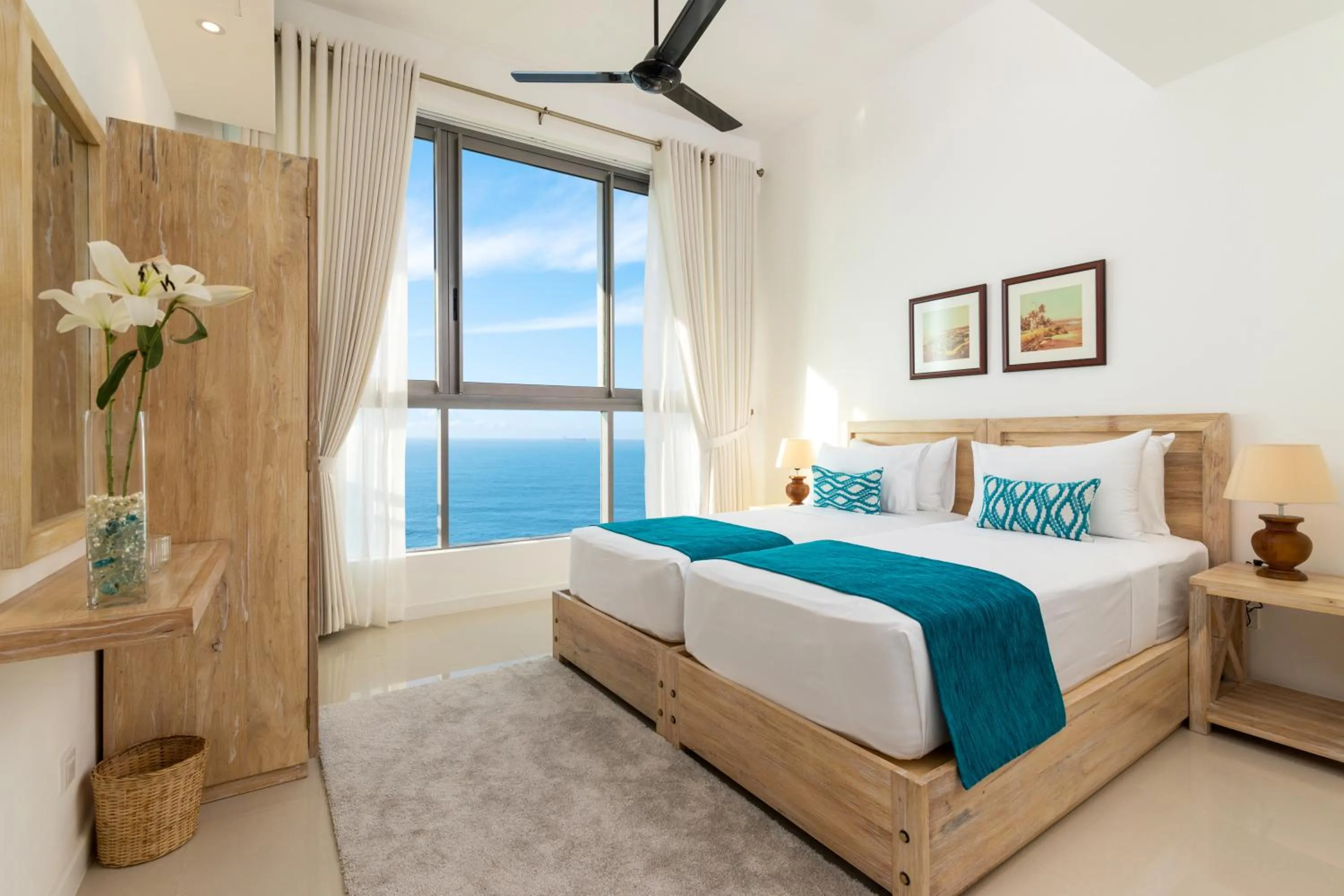 Bed in Oceanfront Galle by ICC