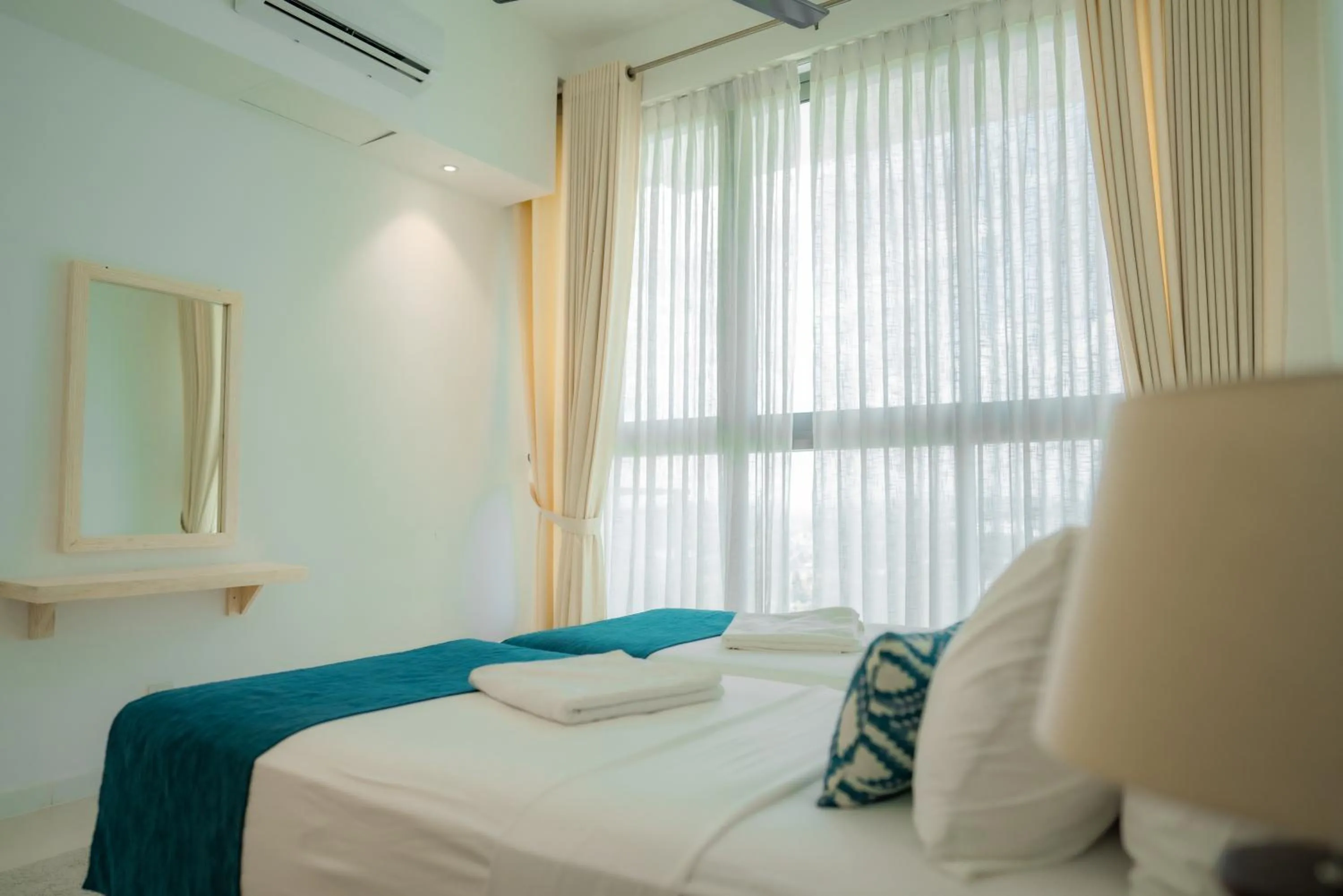 Bed in Oceanfront Galle by ICC