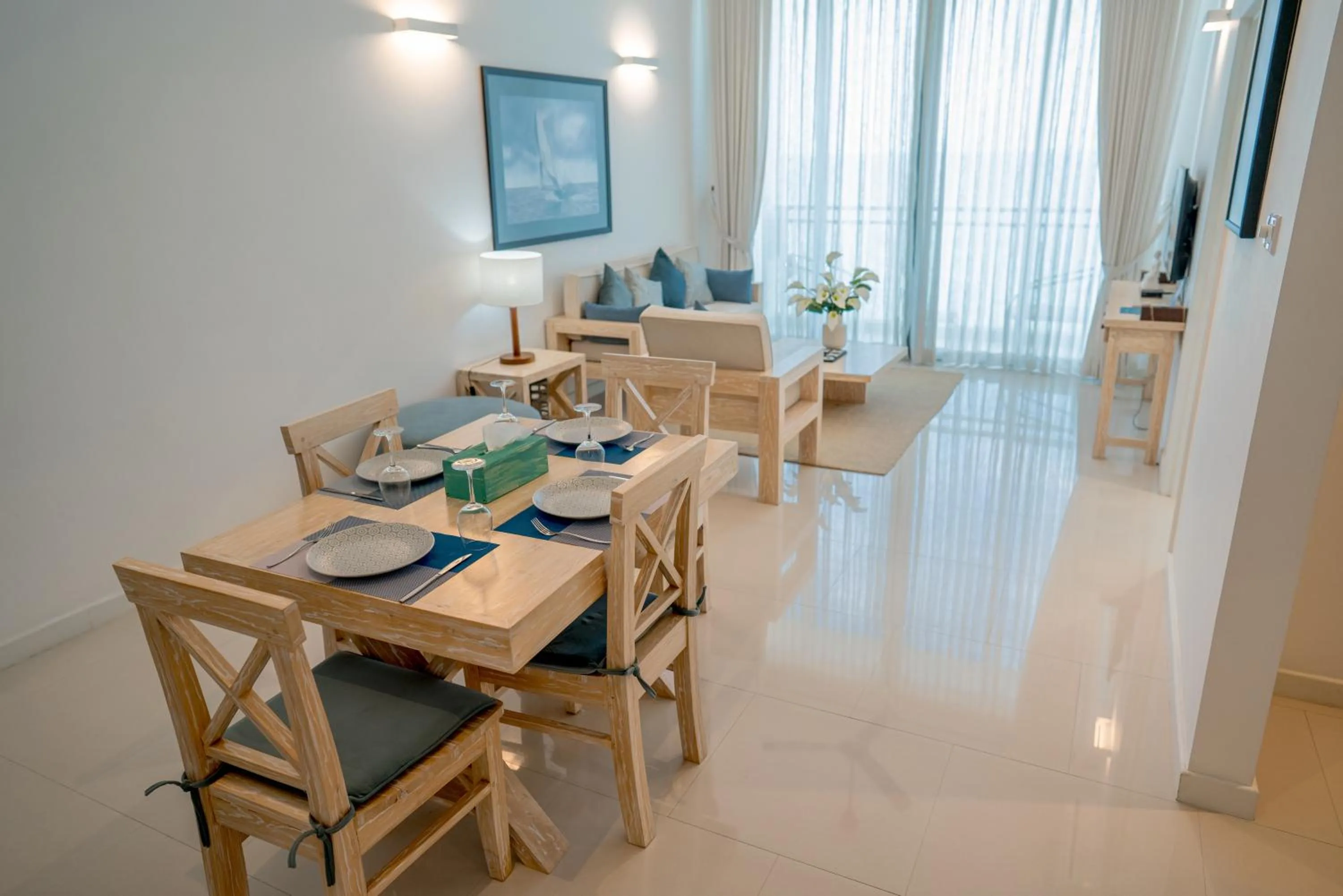 Dining area in Oceanfront Galle by ICC