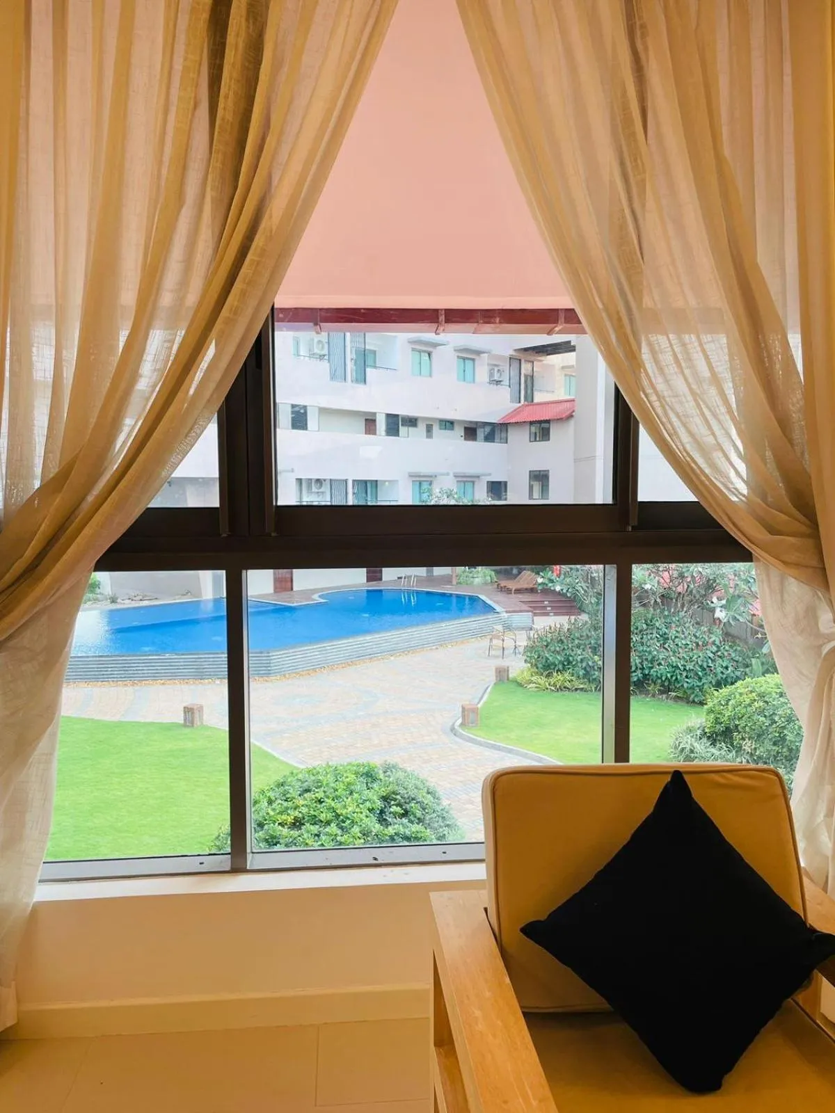 Garden view in Oceanfront Galle by ICC