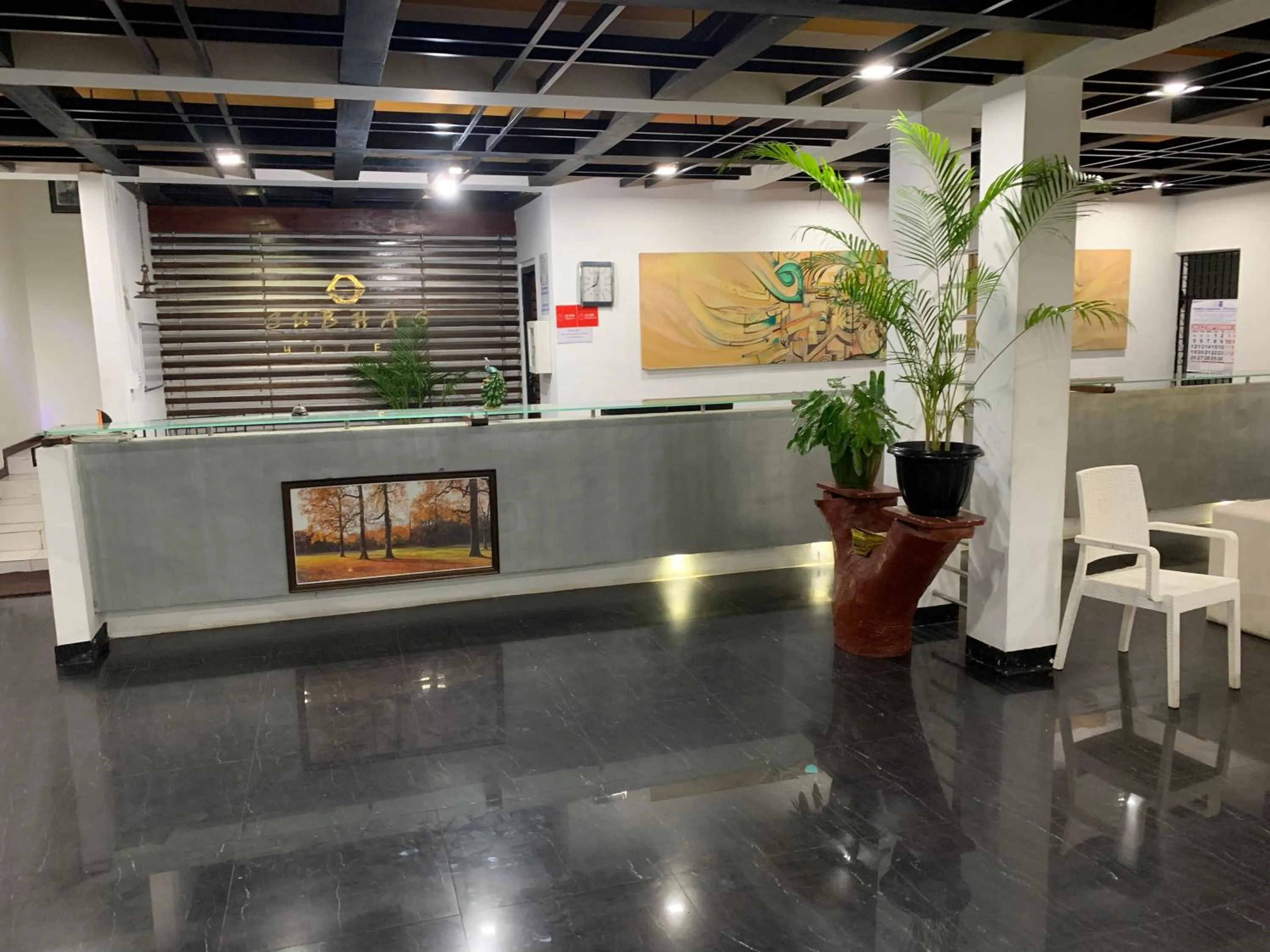 Lobby or reception in Subhas Tourist Hotel