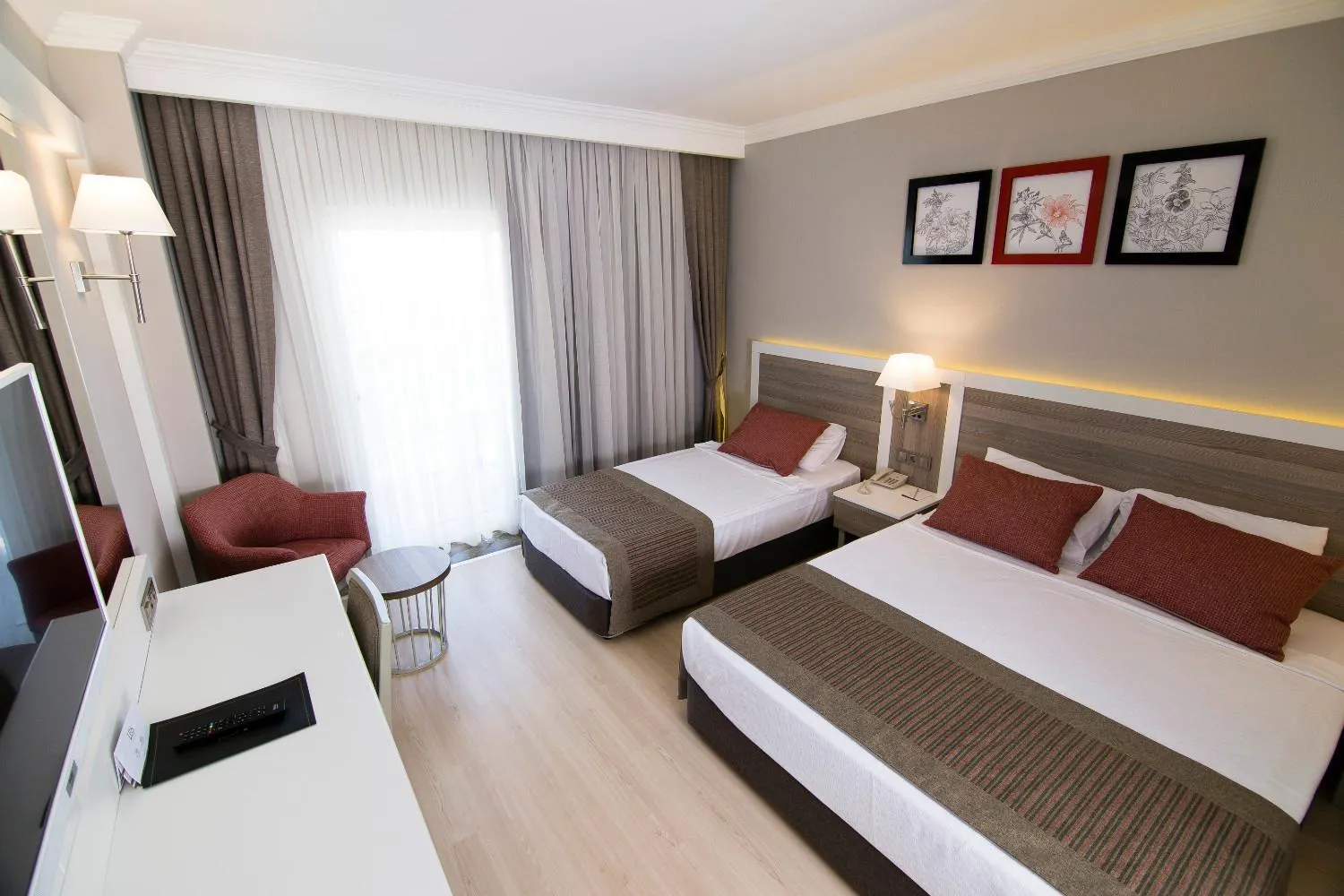 Bedroom, Bed in LRS Hotels Port River Hotel & Spa - Ultra All Inclusive