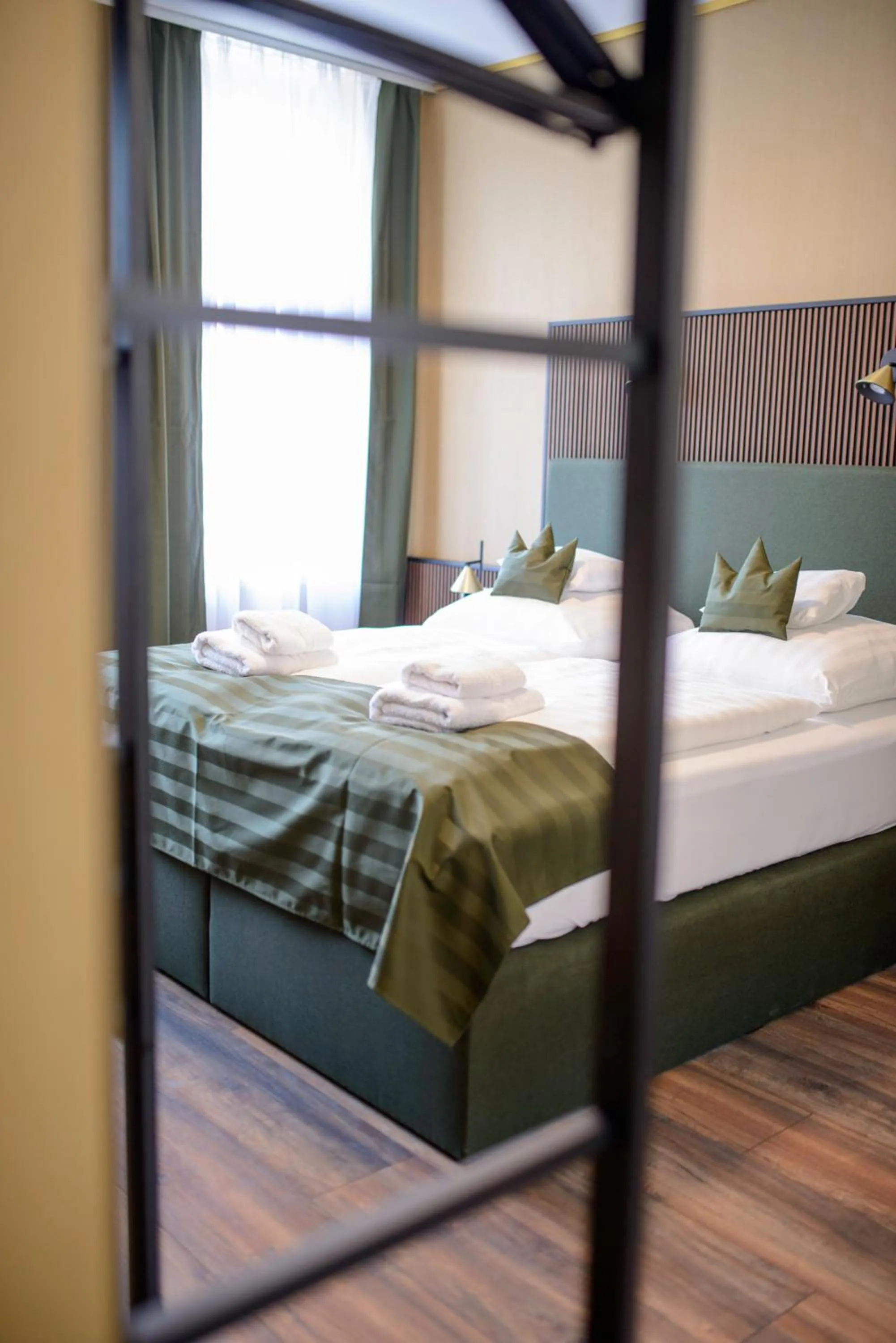 Bed in Stadthotel König Albert