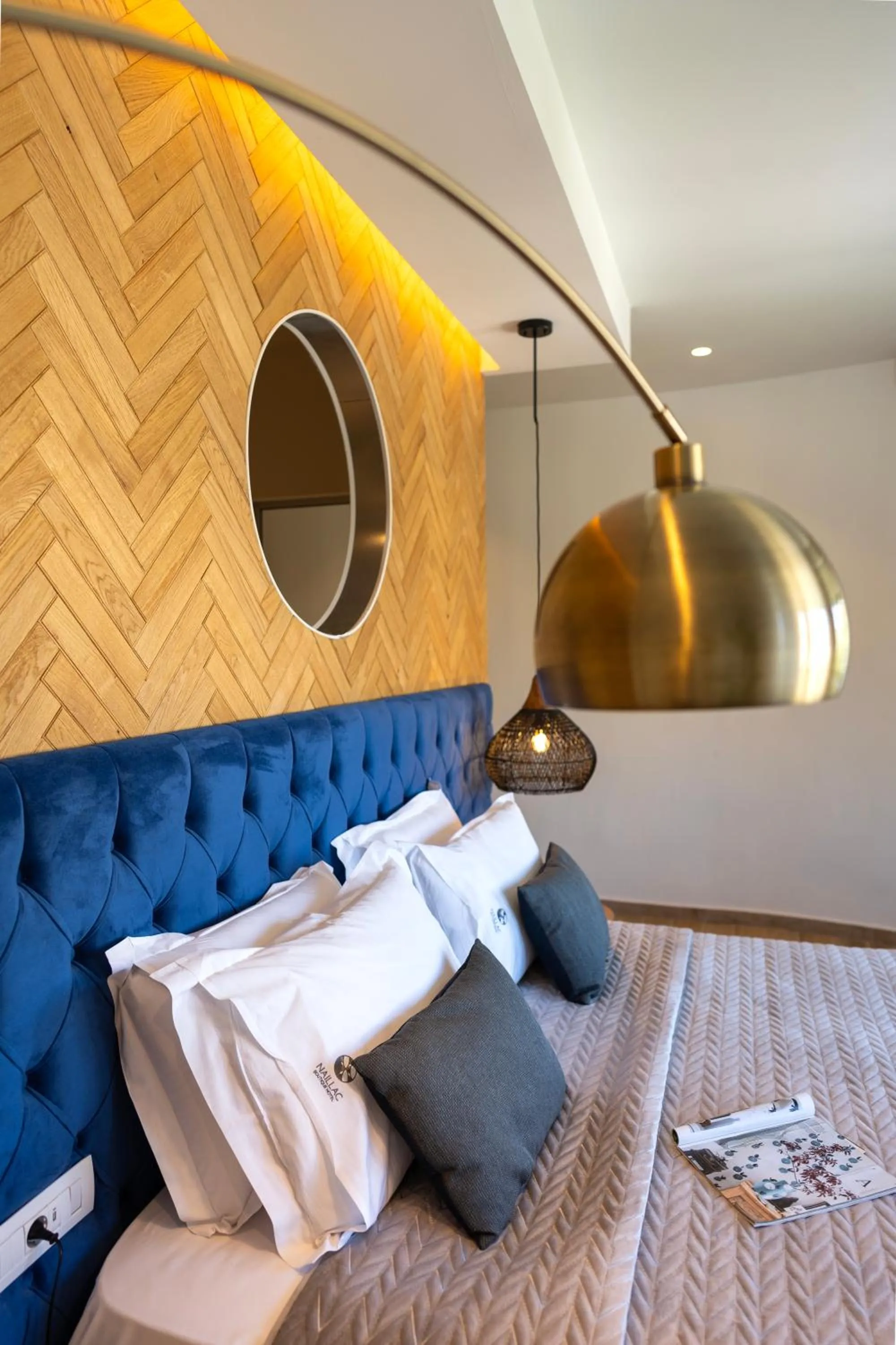 Bed in Naillac Boutique Hotel