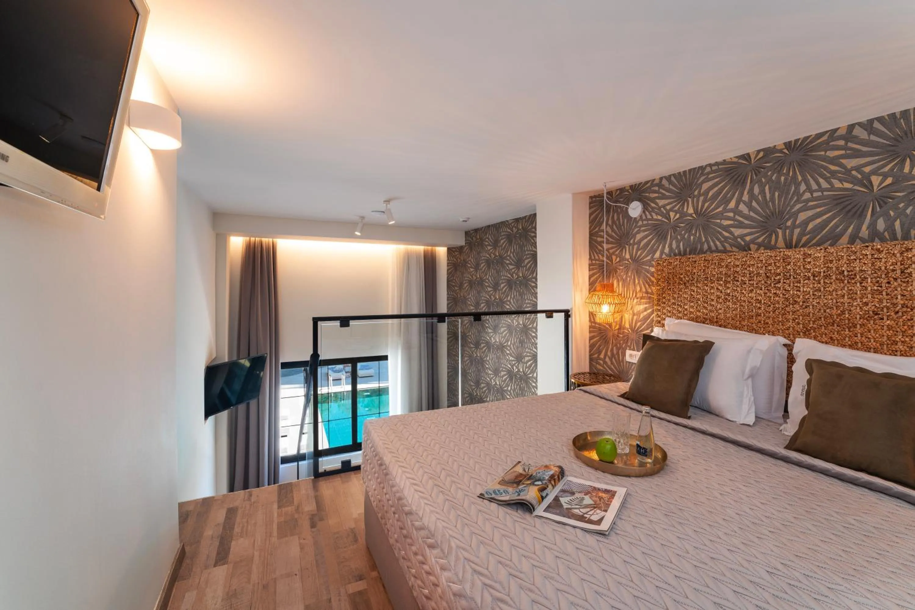 Bed in Naillac Boutique Hotel