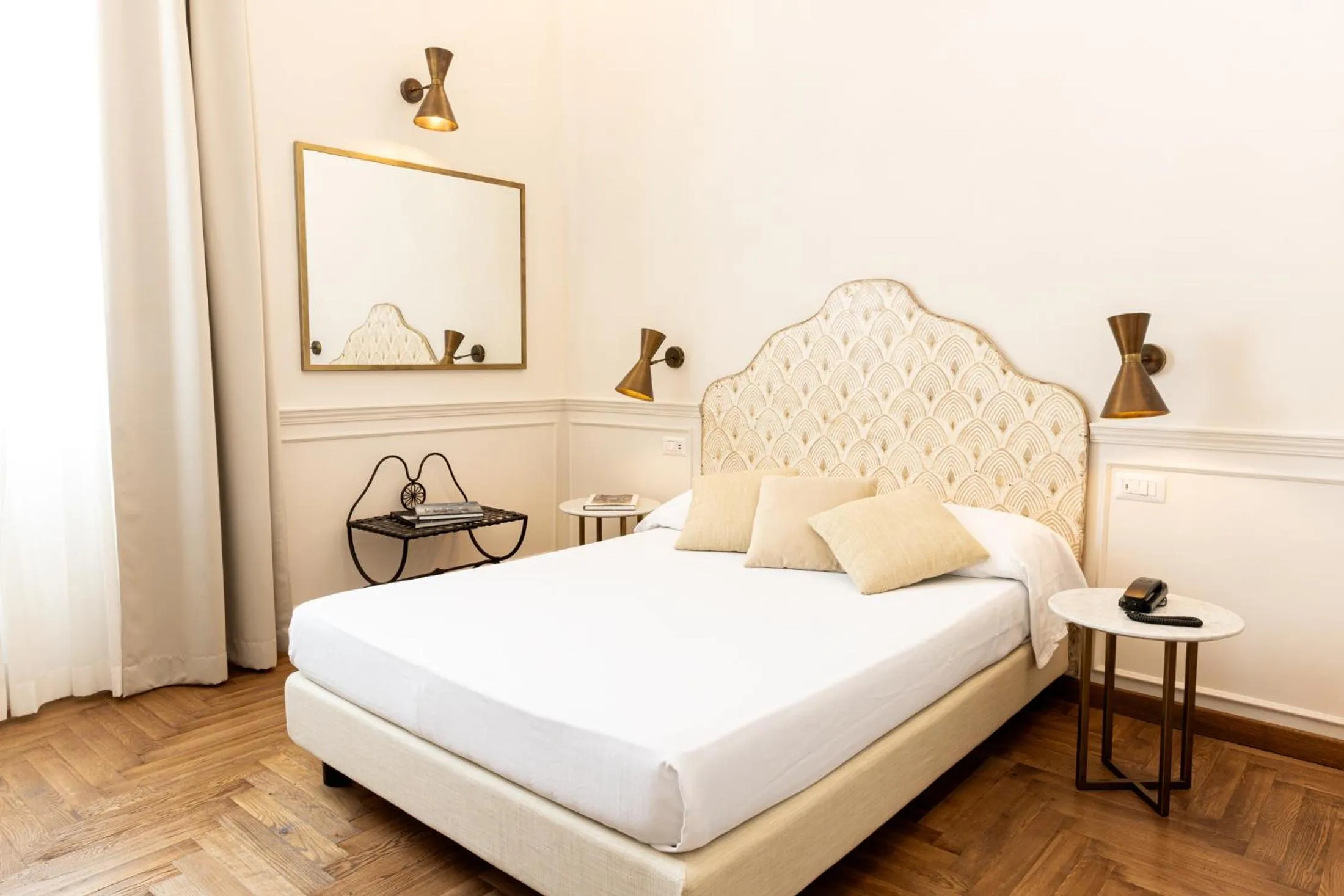 Bedroom, Bed in Albergo Chiusarelli