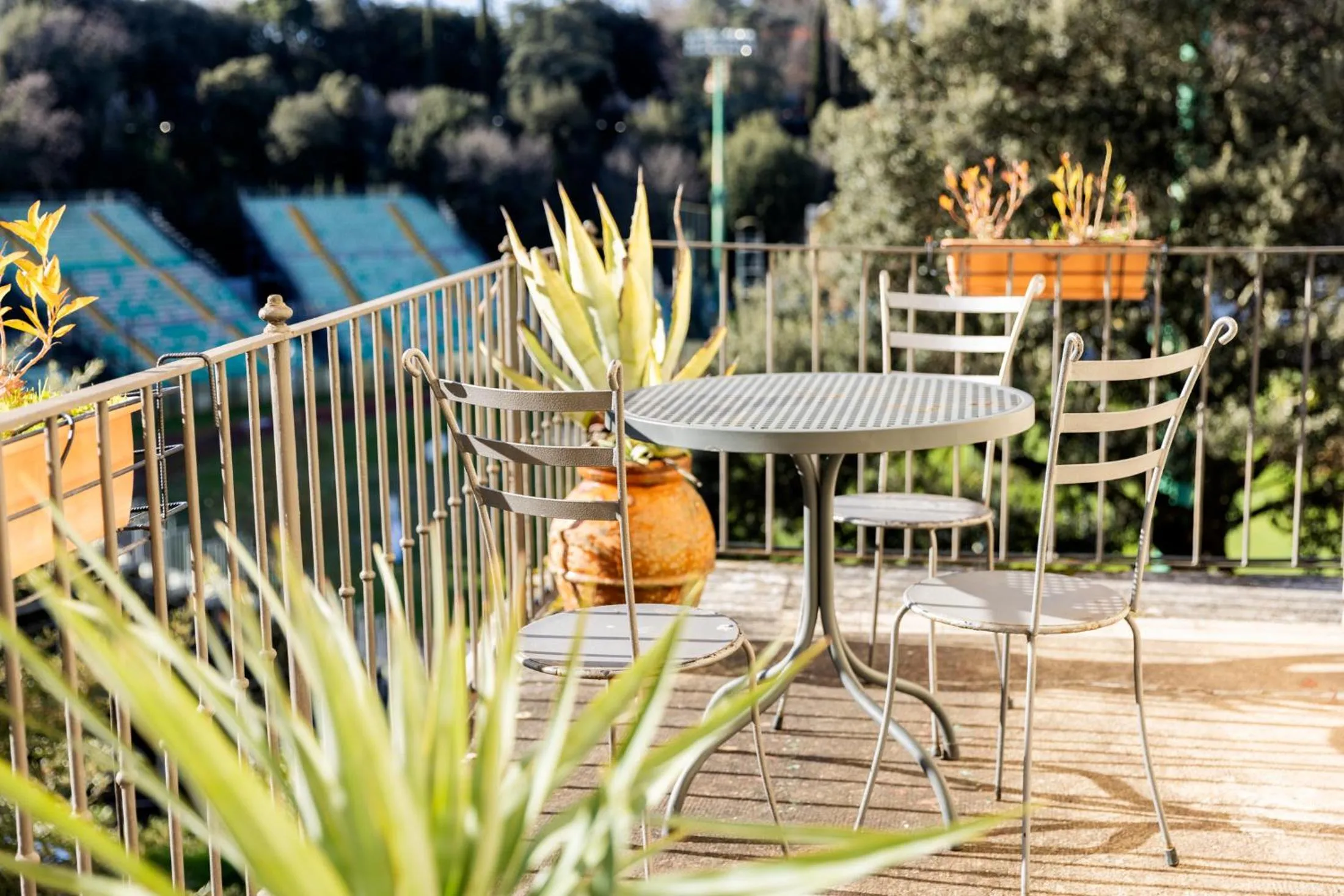 Balcony/Terrace in Albergo Chiusarelli