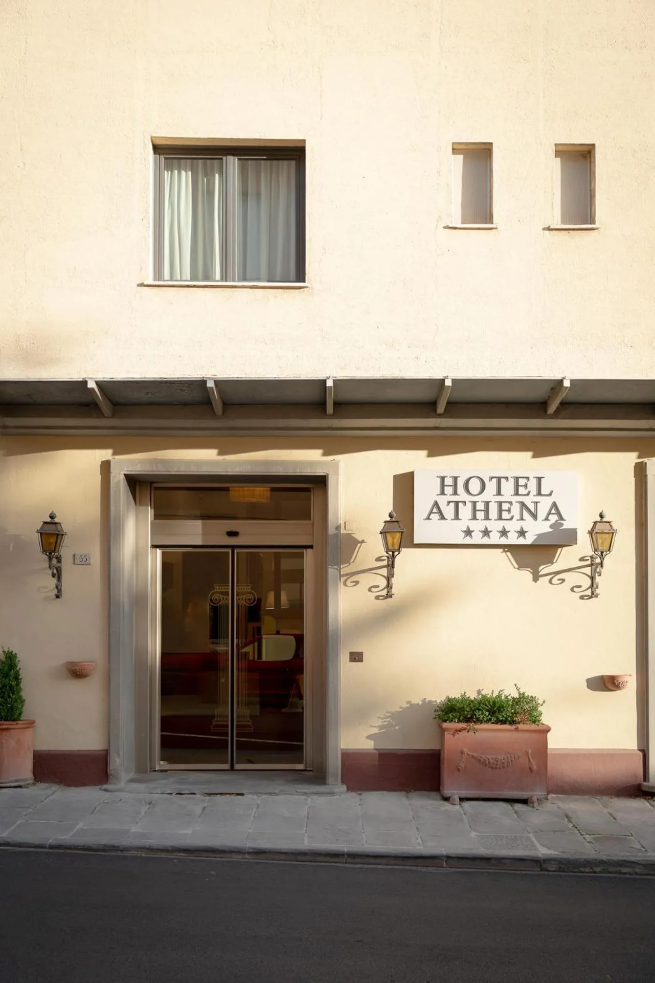 Facade/entrance in Hotel Athena