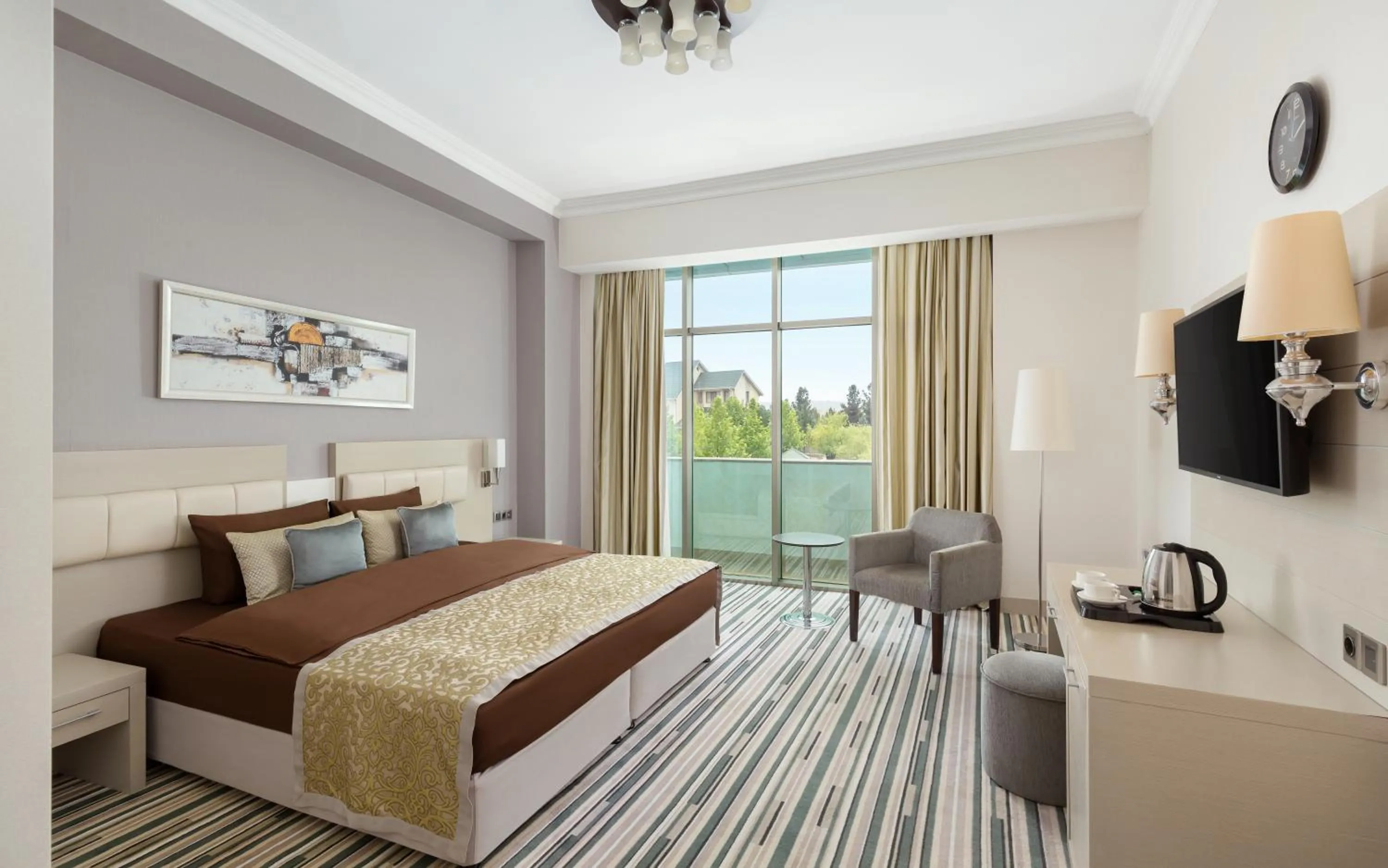 Bedroom, Bed in Gashalti Health Hotel Naftalan