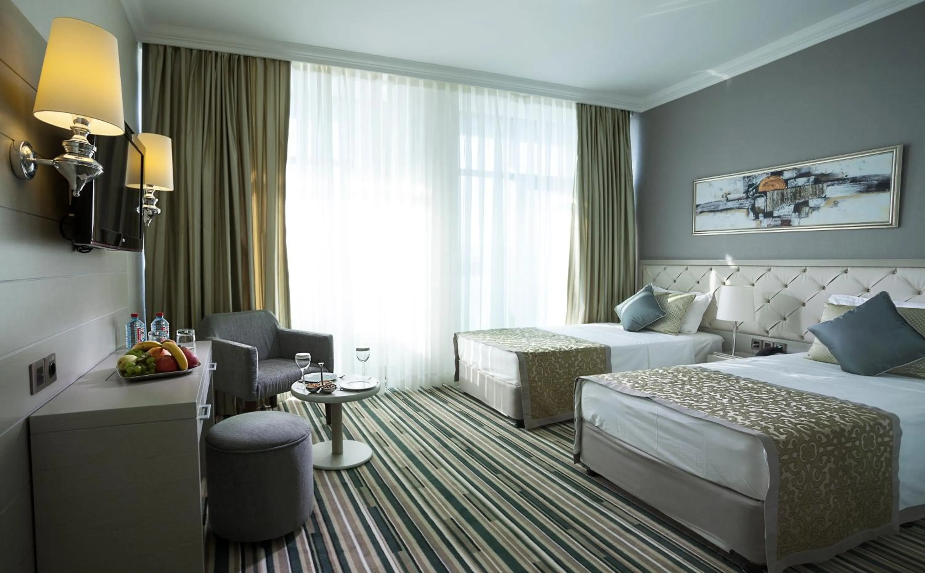 Photo of the whole room, Bed in Gashalti Health Hotel Naftalan