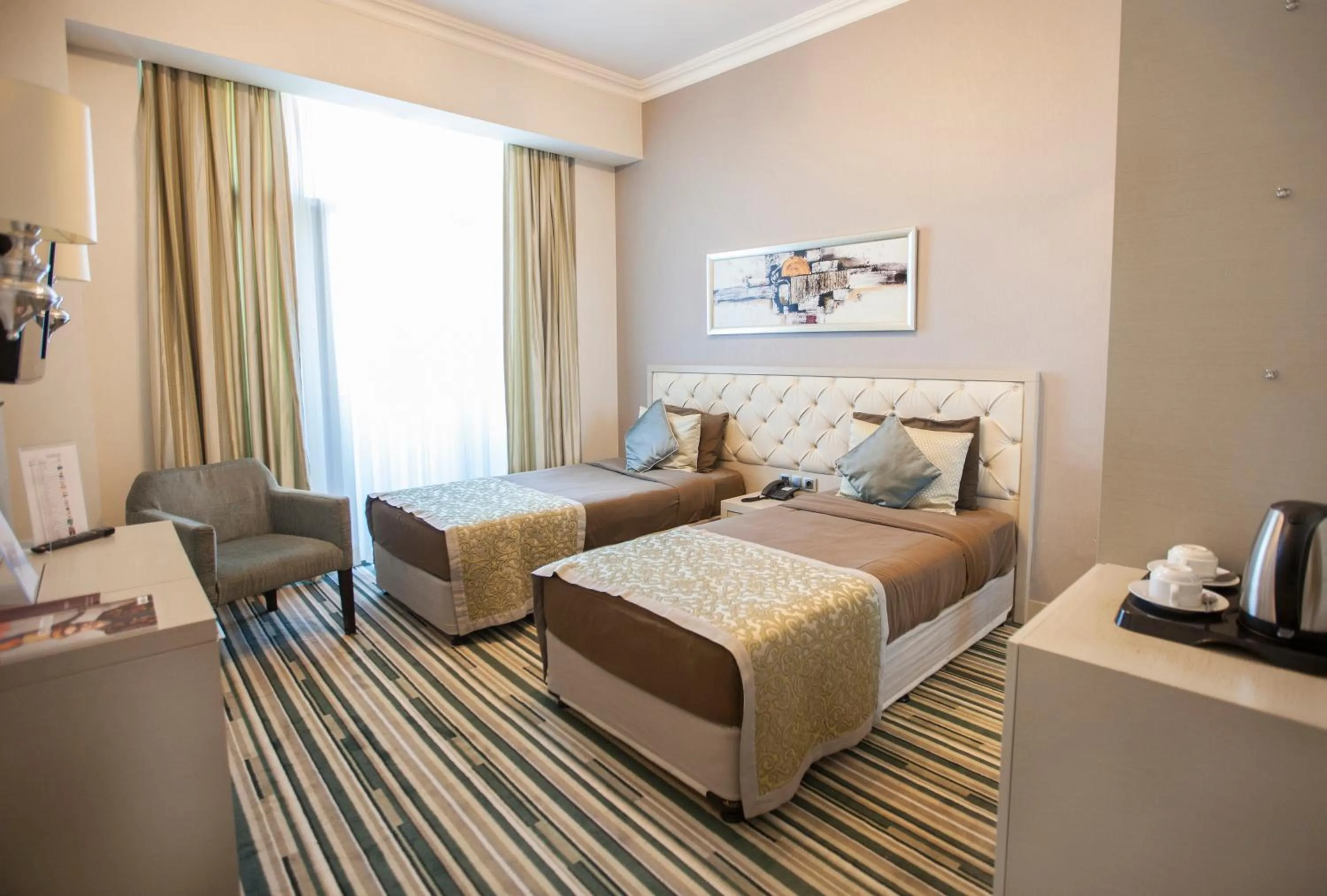 Bed in Gashalti Health Hotel Naftalan