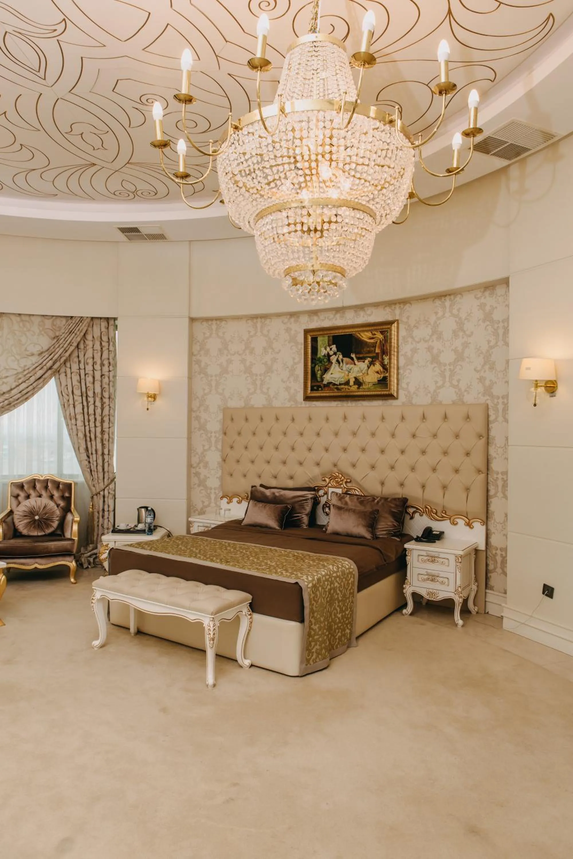 Bed in Gashalti Health Hotel Naftalan