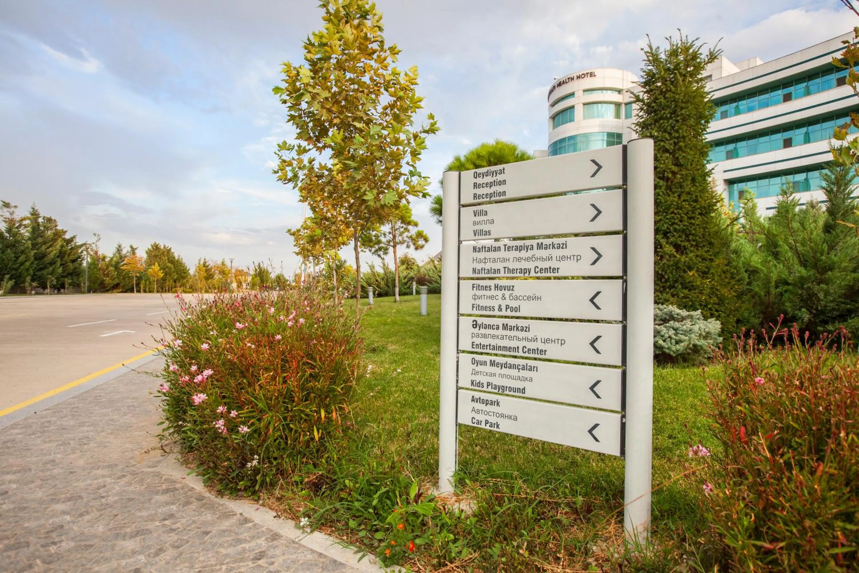 Garden in Gashalti Health Hotel Naftalan