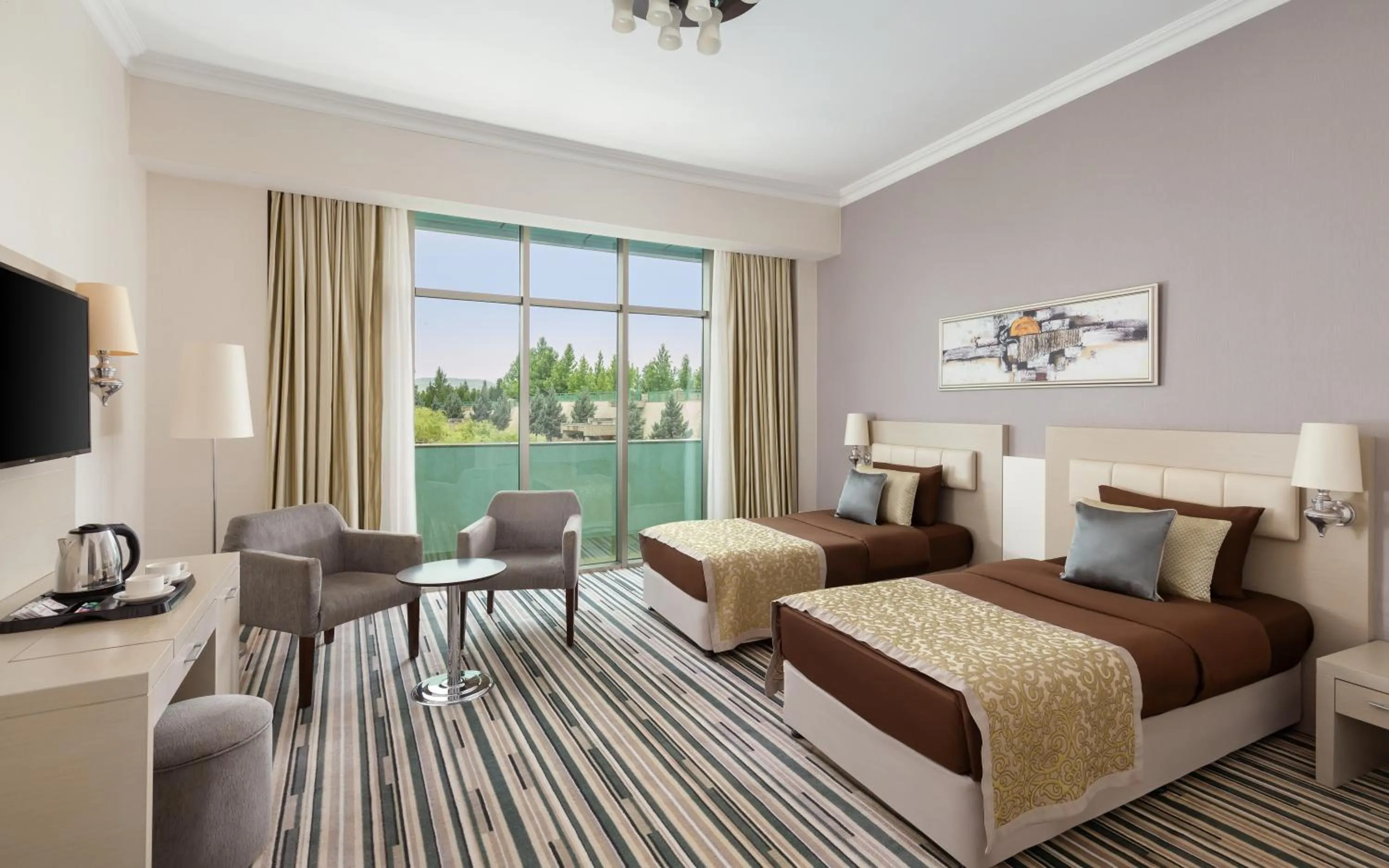 Bedroom, Bed in Gashalti Health Hotel Naftalan