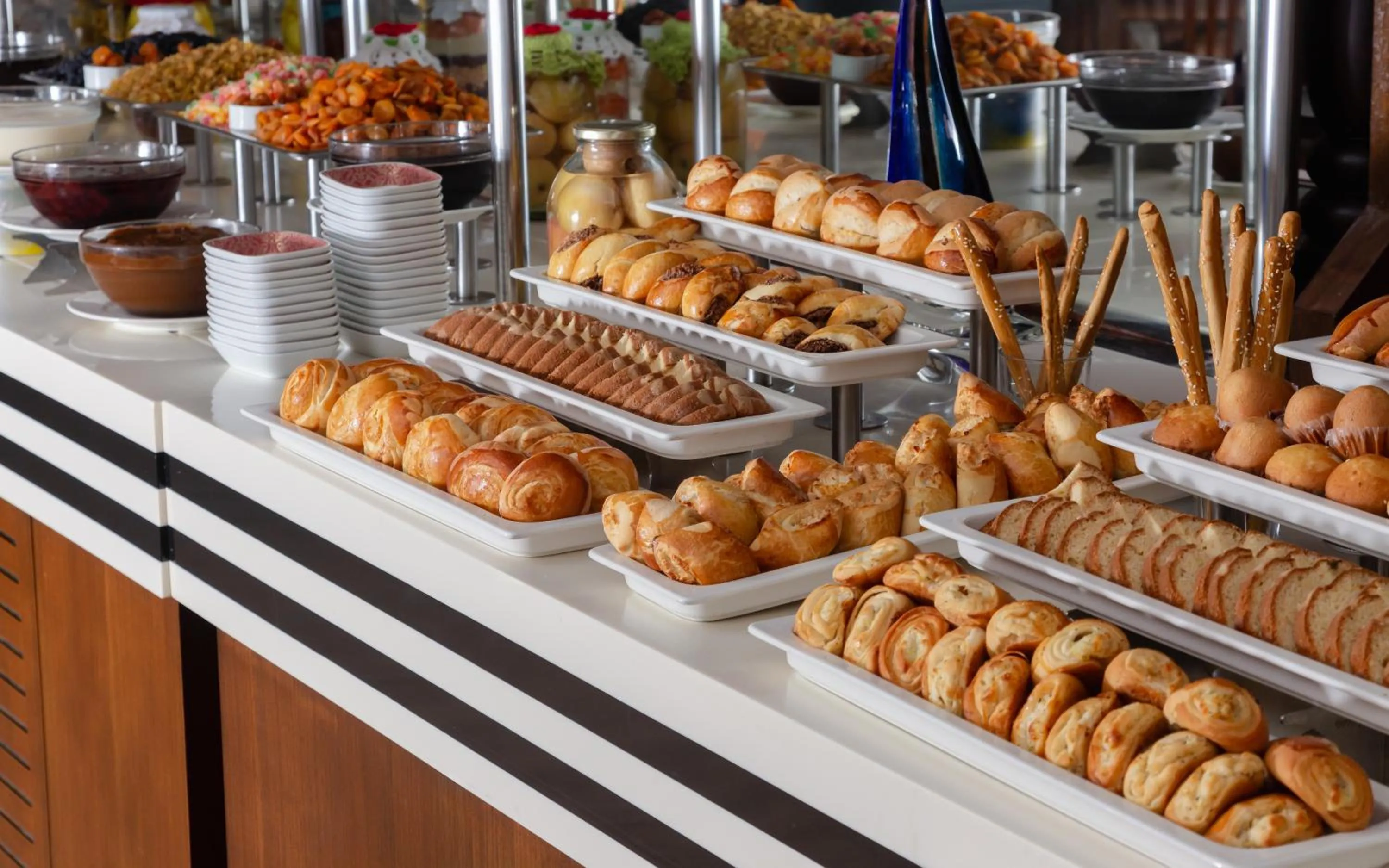 Breakfast in Gashalti Health Hotel Naftalan