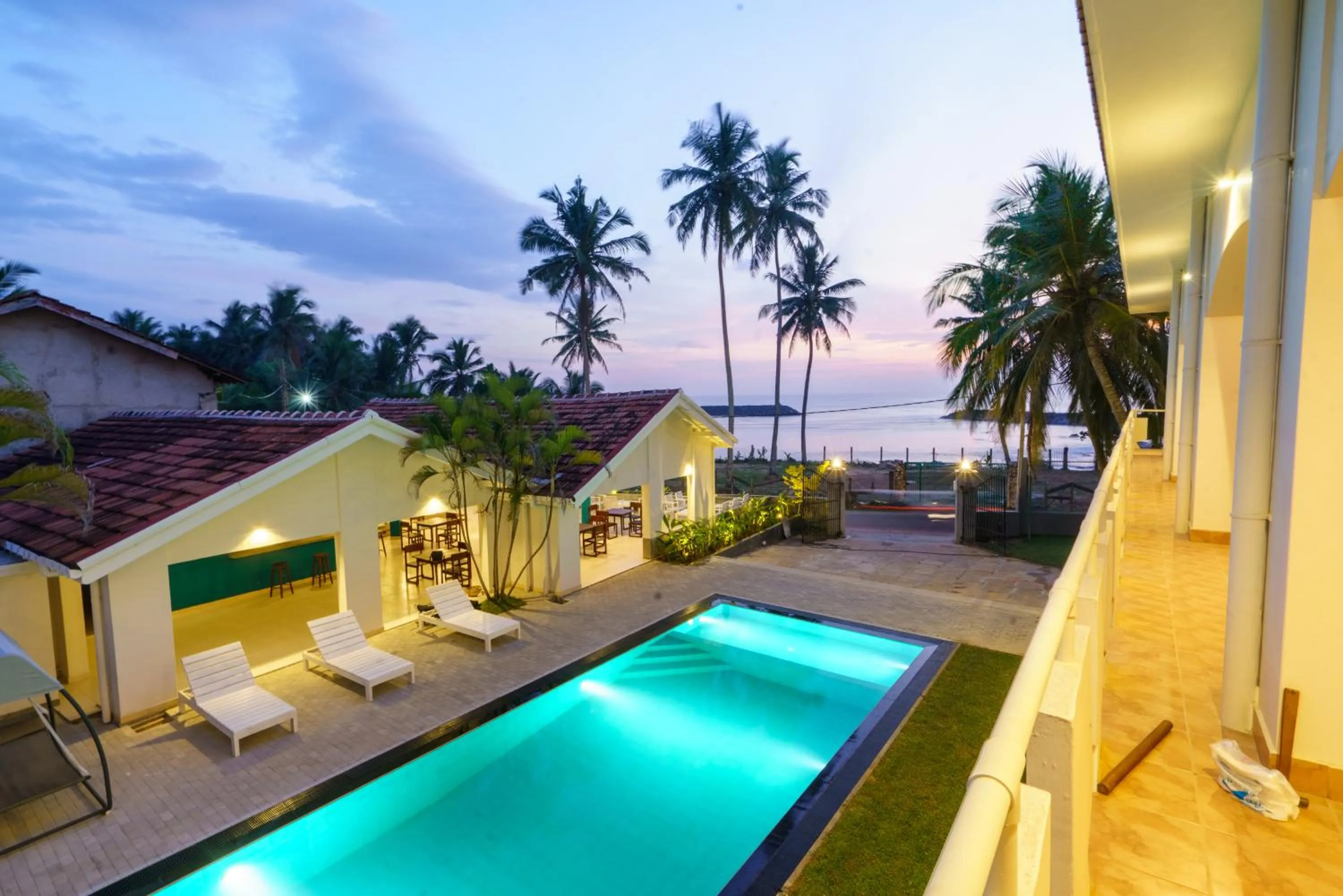 Pool view in Shangrela Beach Resort by ARK