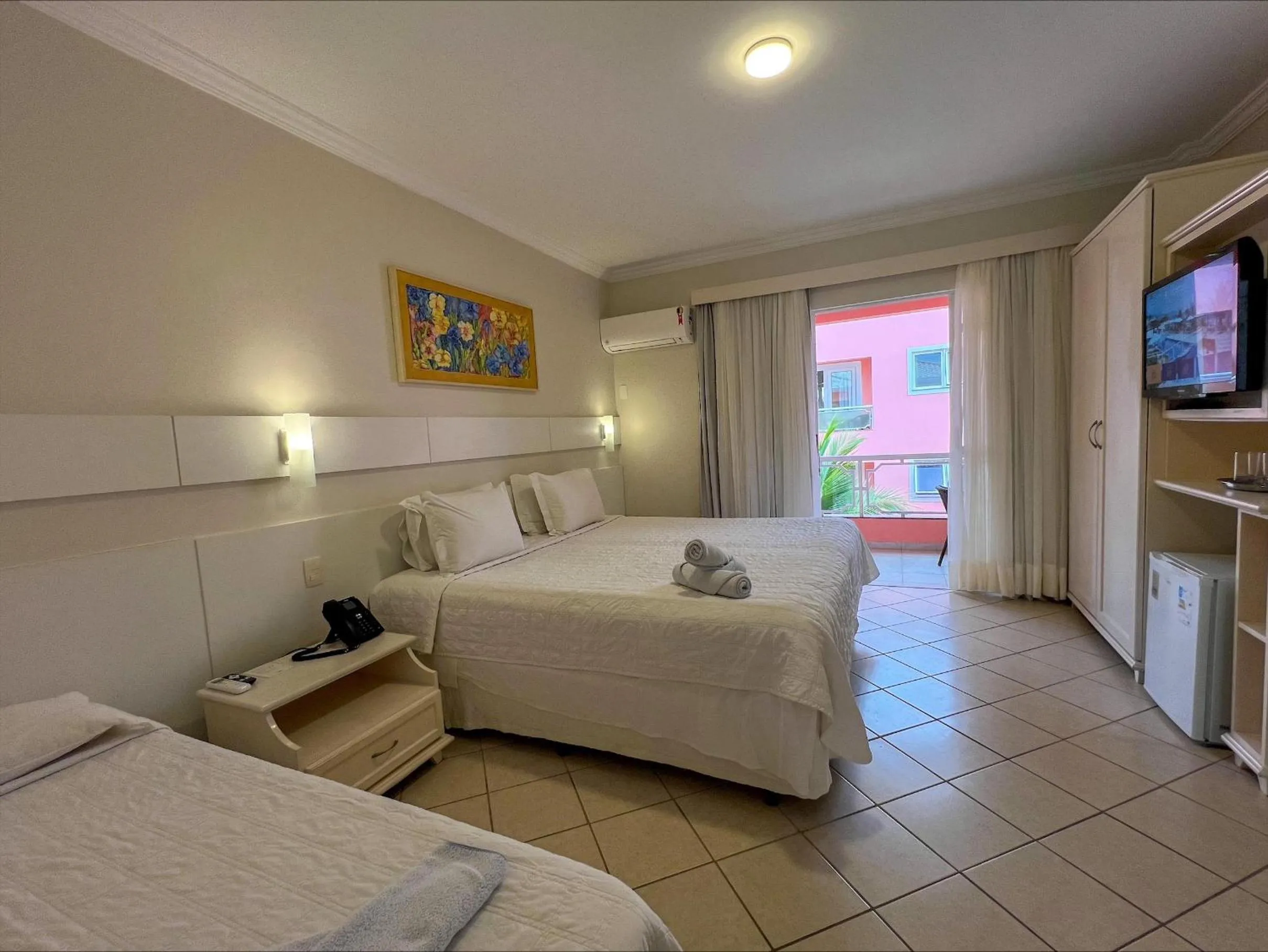 Bed in Pousada Vila do Coral