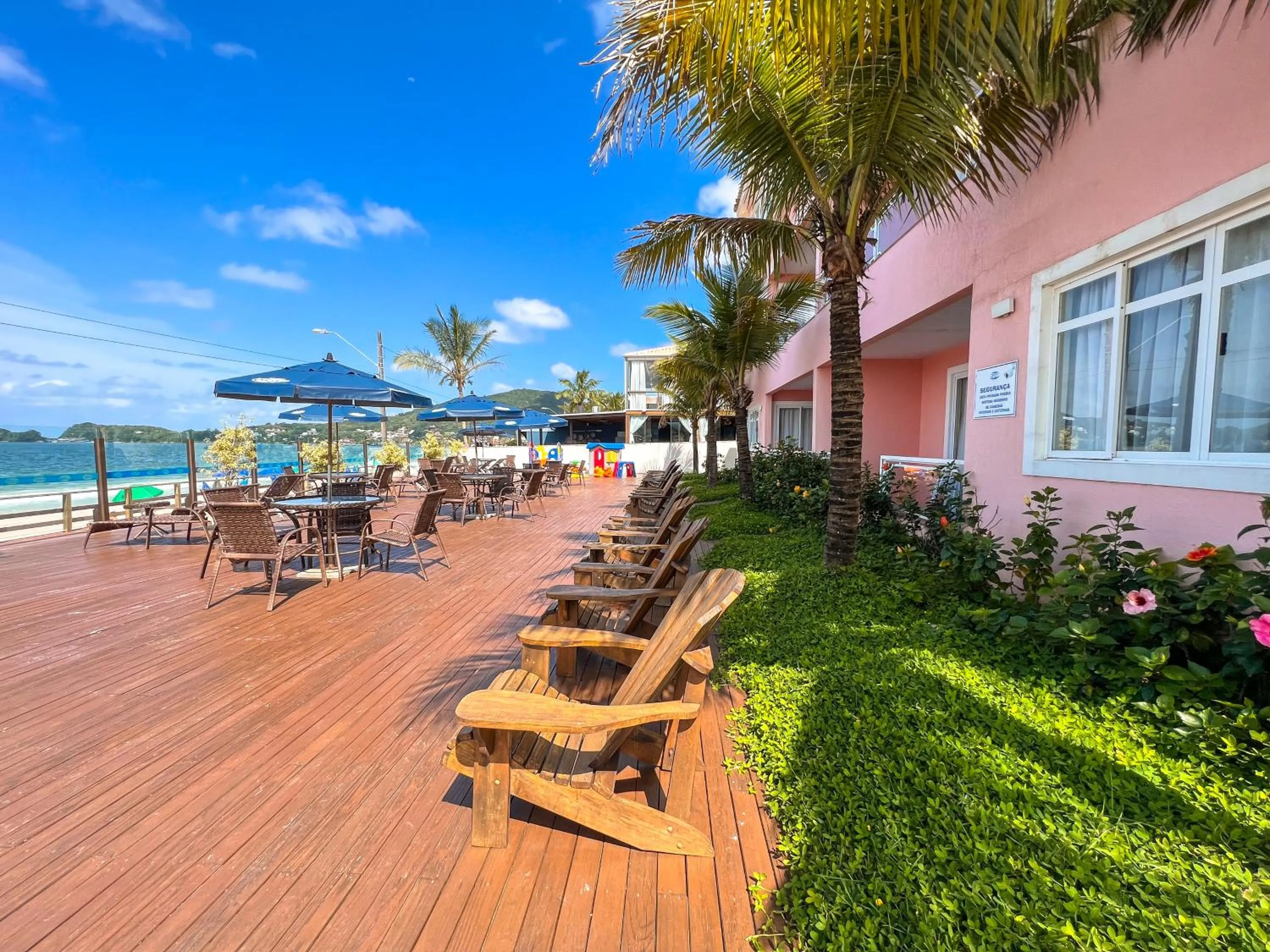 Patio in Pousada Vila do Coral