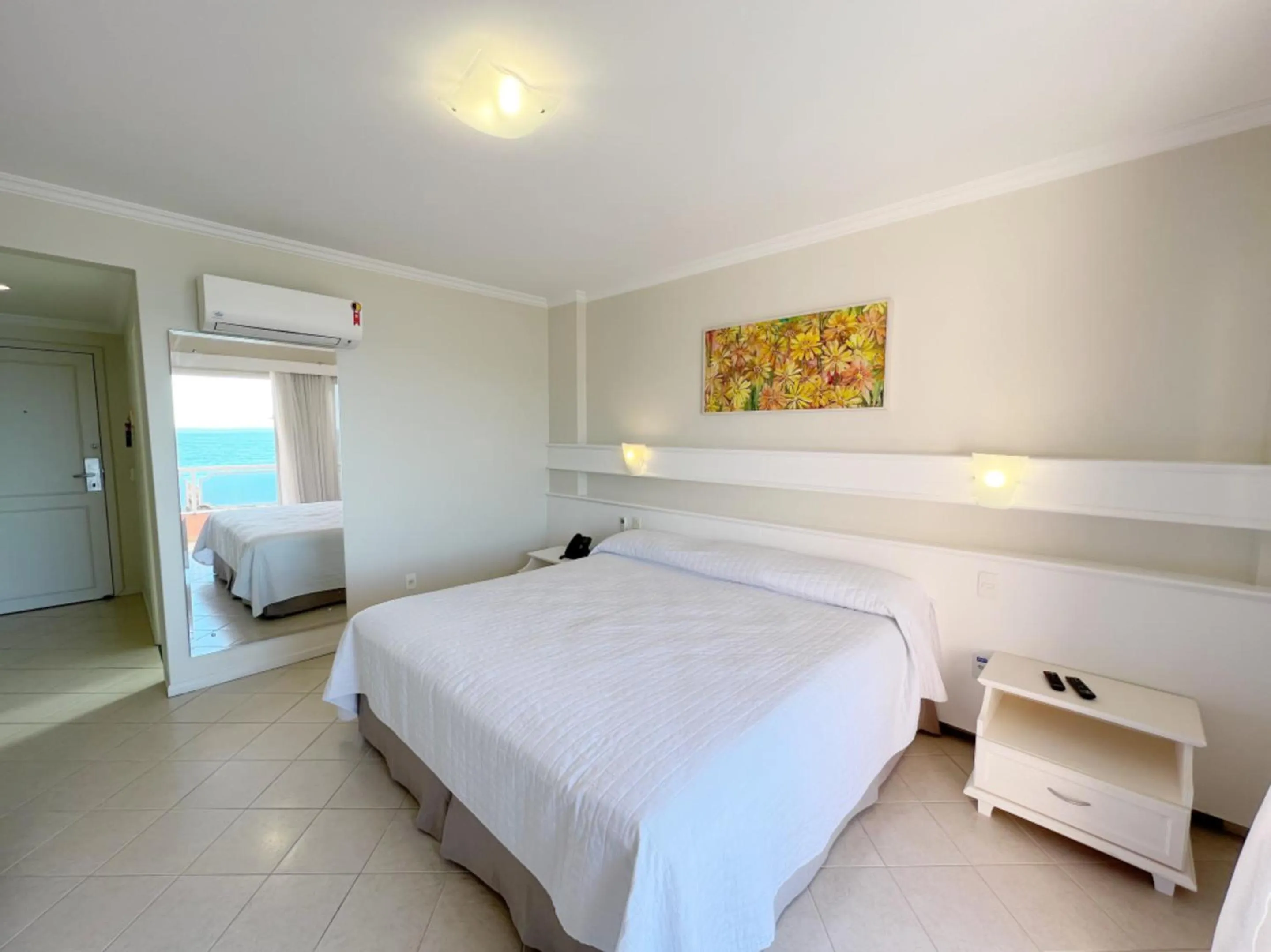 Bed in Pousada Vila do Coral