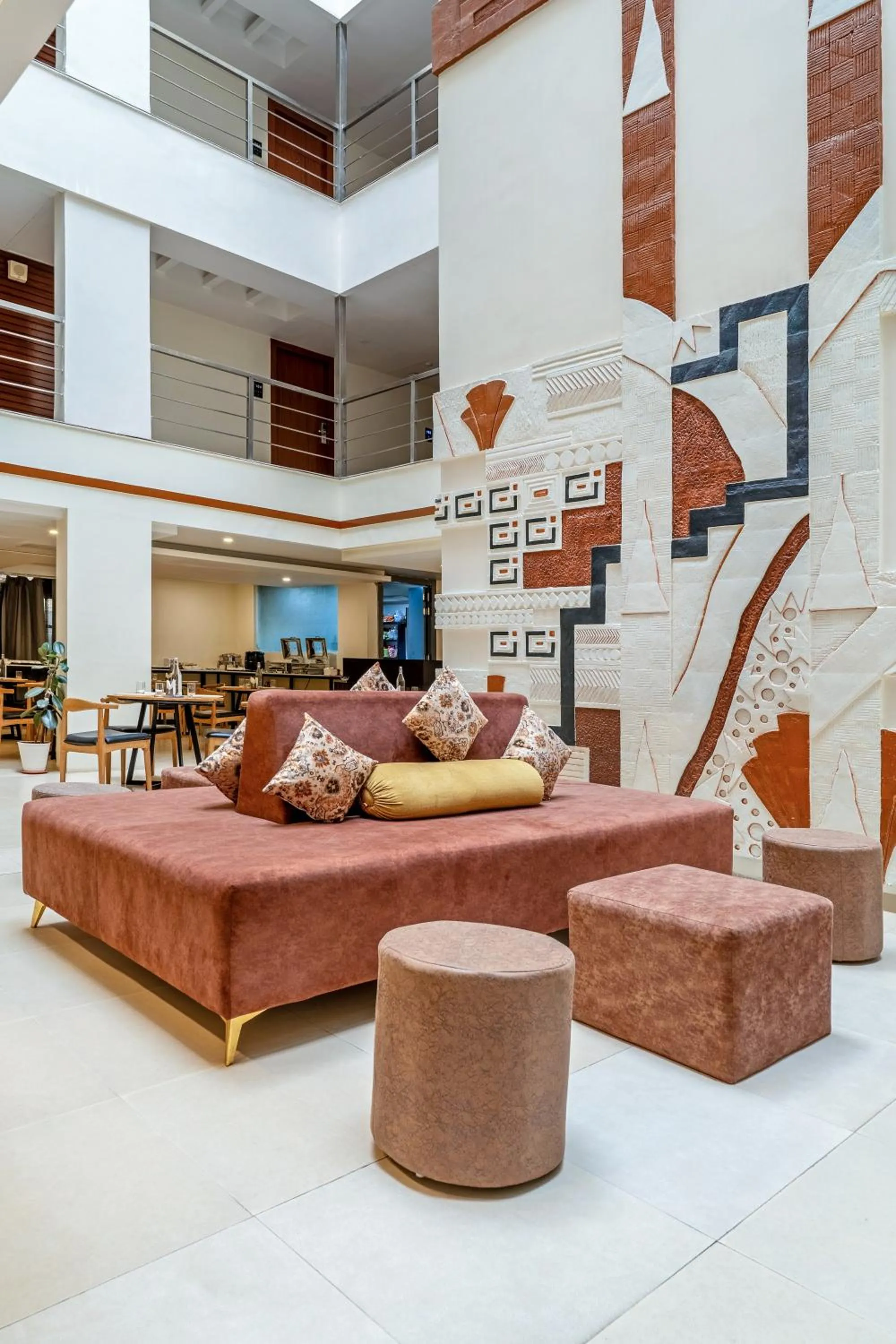 Lobby or reception in Monday Hotels Hitec City