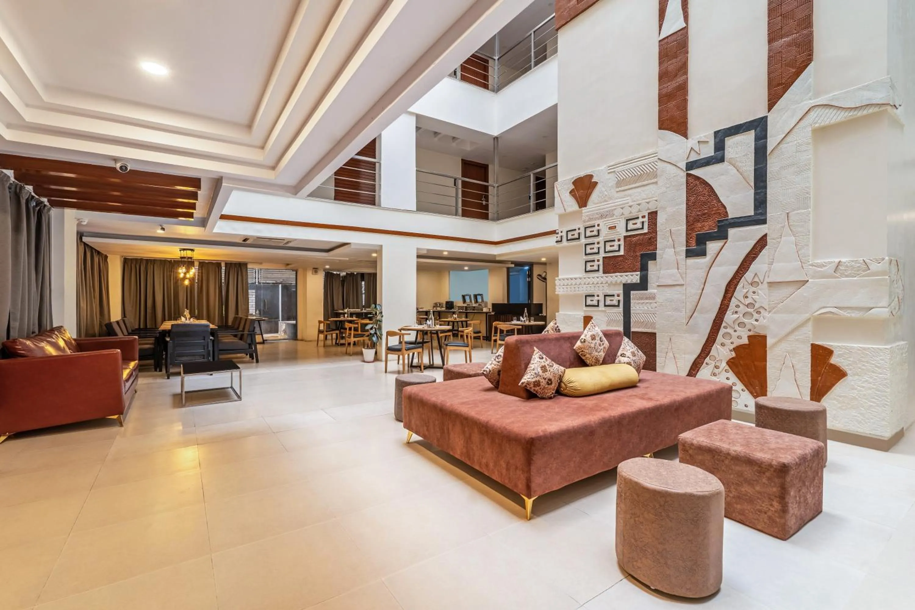 Lobby or reception in Monday Hotels Hitec City