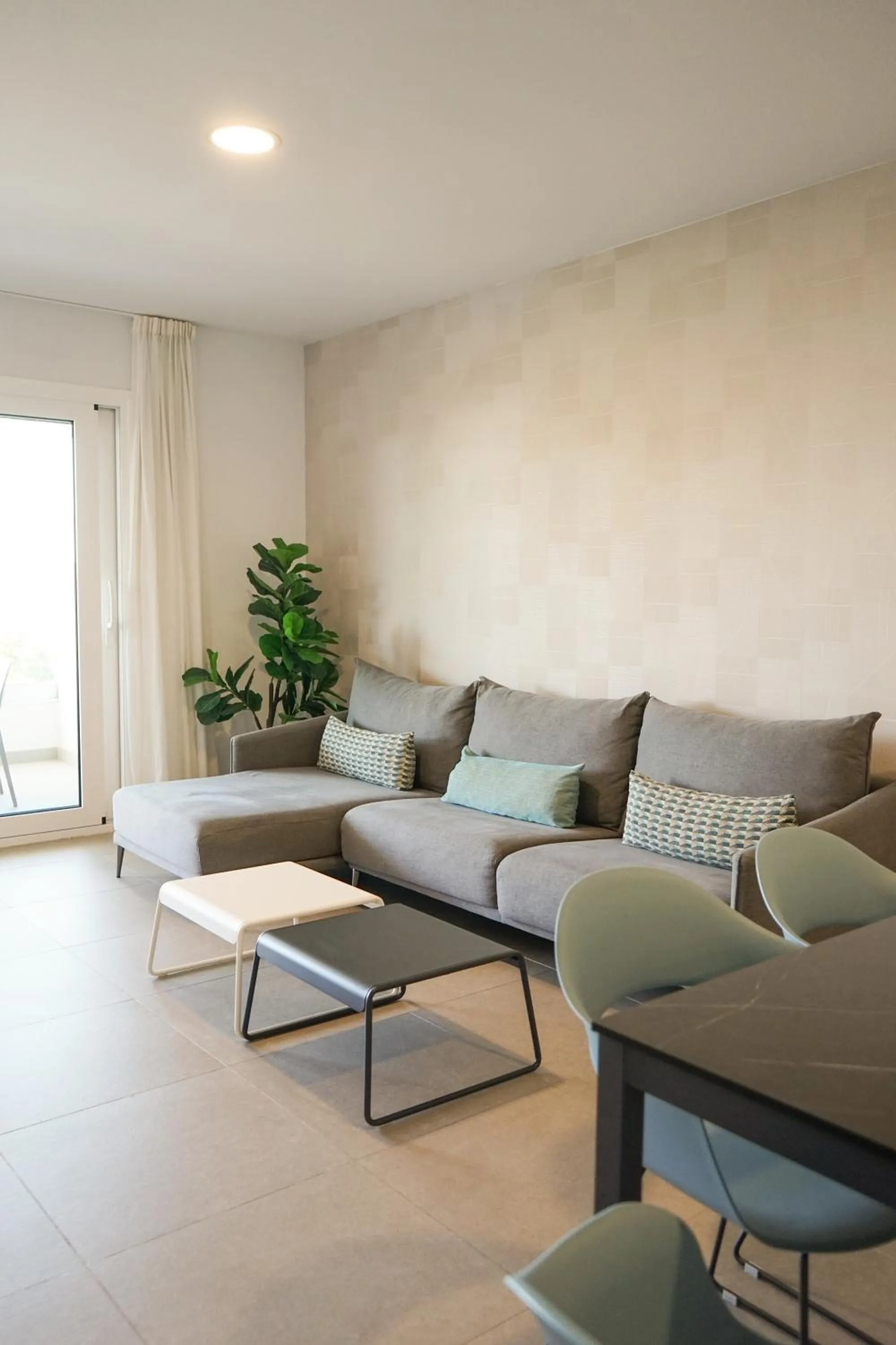 Living room in Aqua Apartments Bellamar, Marbella