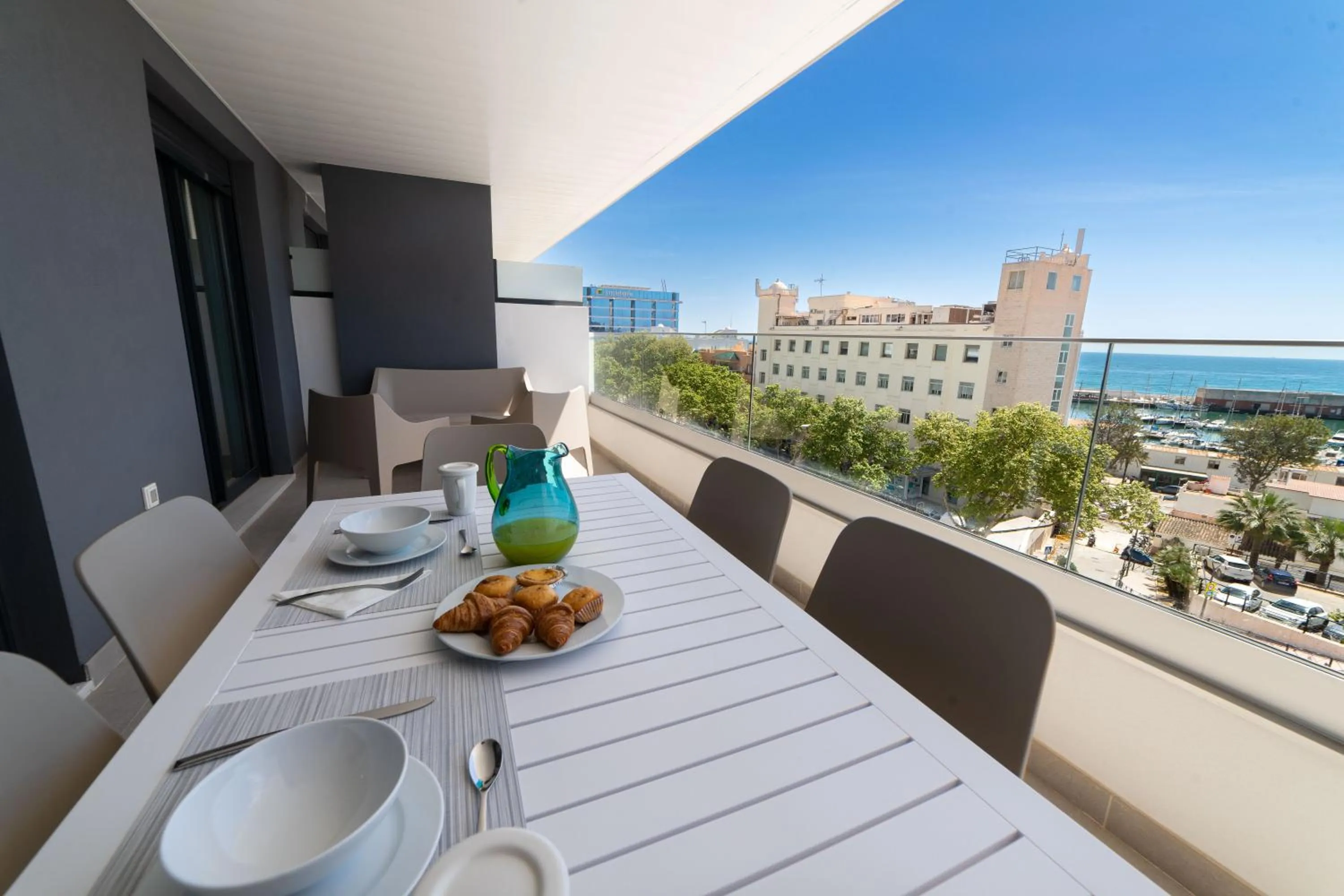 Balcony/Terrace in Aqua Apartments Bellamar, Marbella