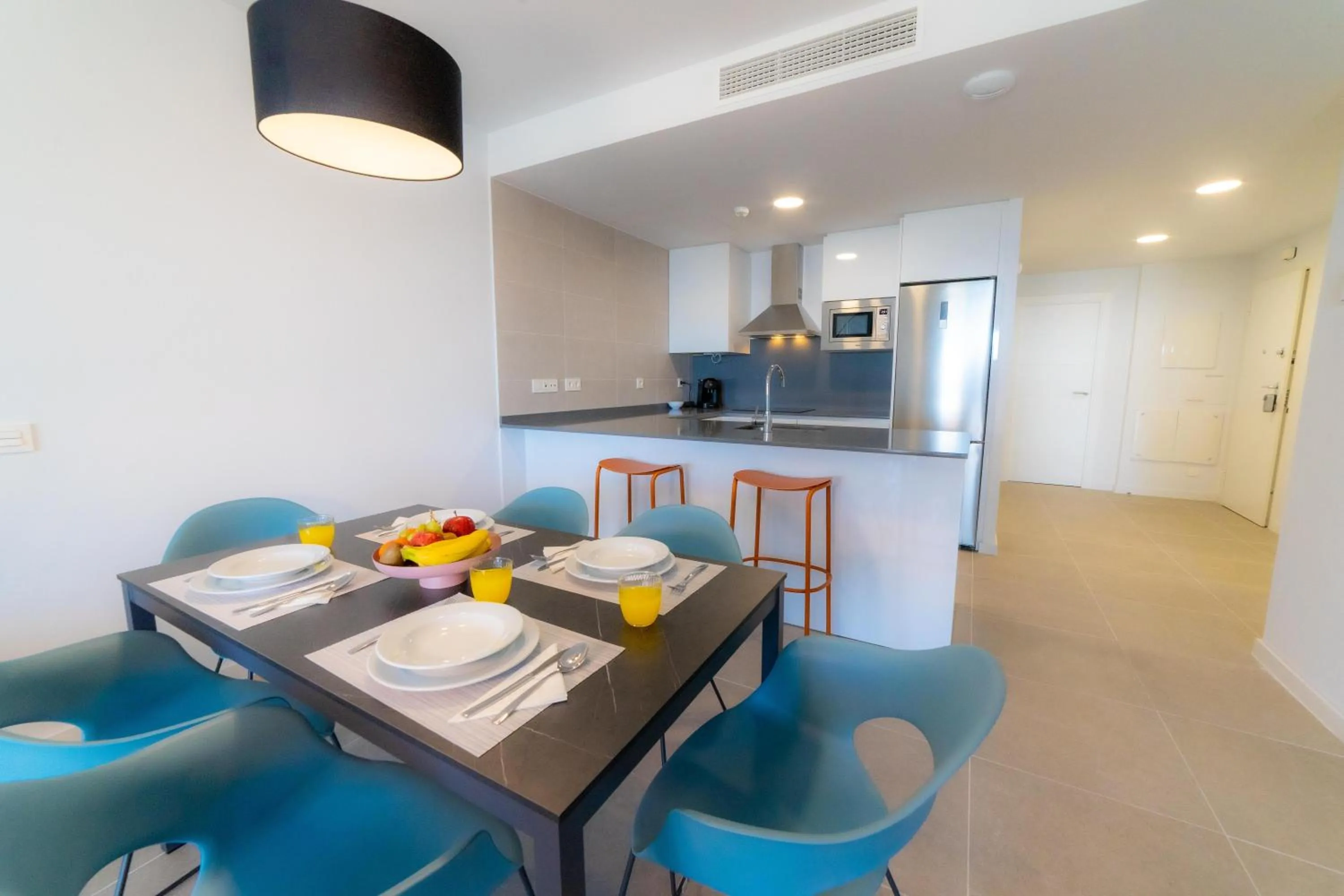 Kitchen or kitchenette in Aqua Apartments Bellamar, Marbella