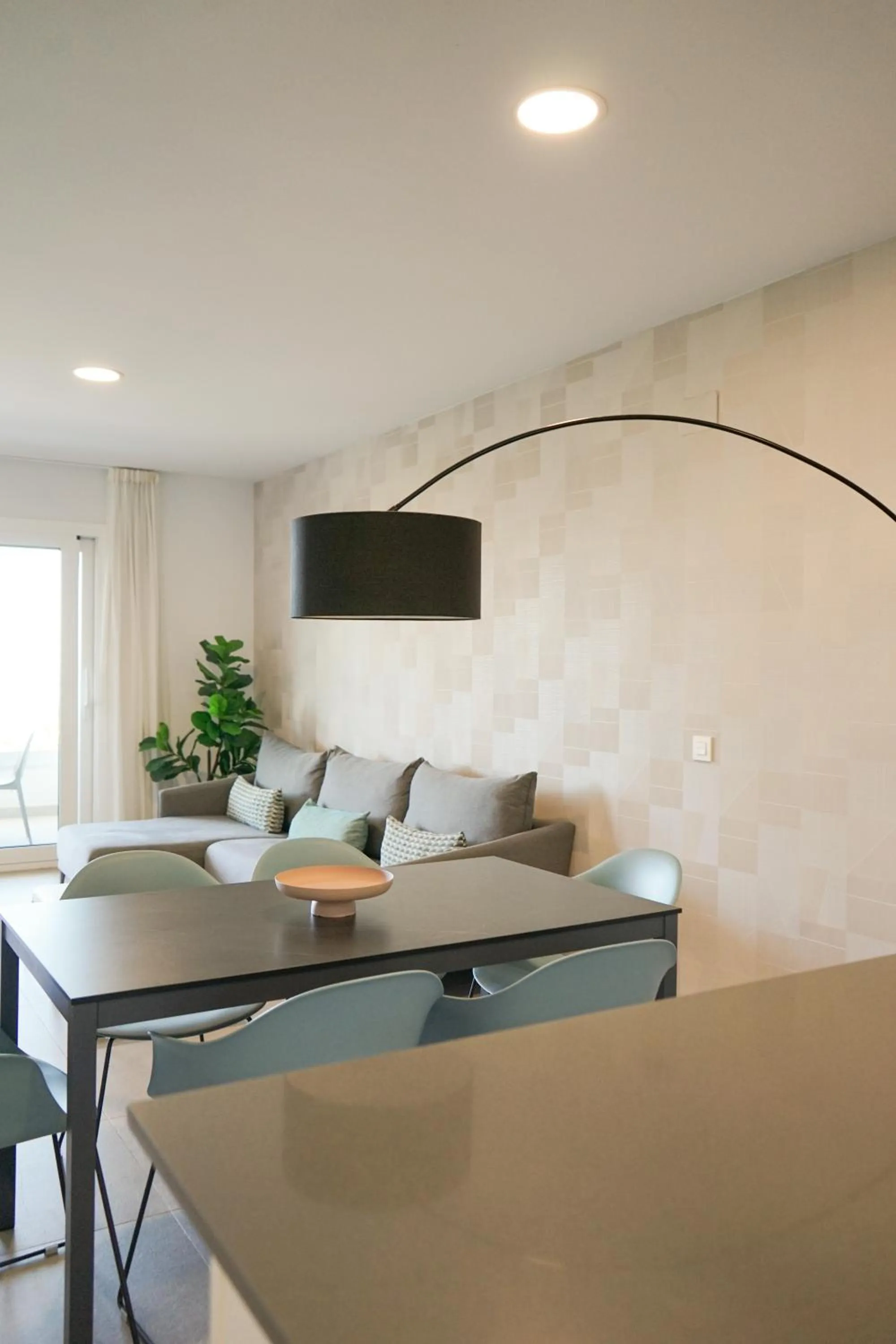 Dining area in Aqua Apartments Bellamar, Marbella