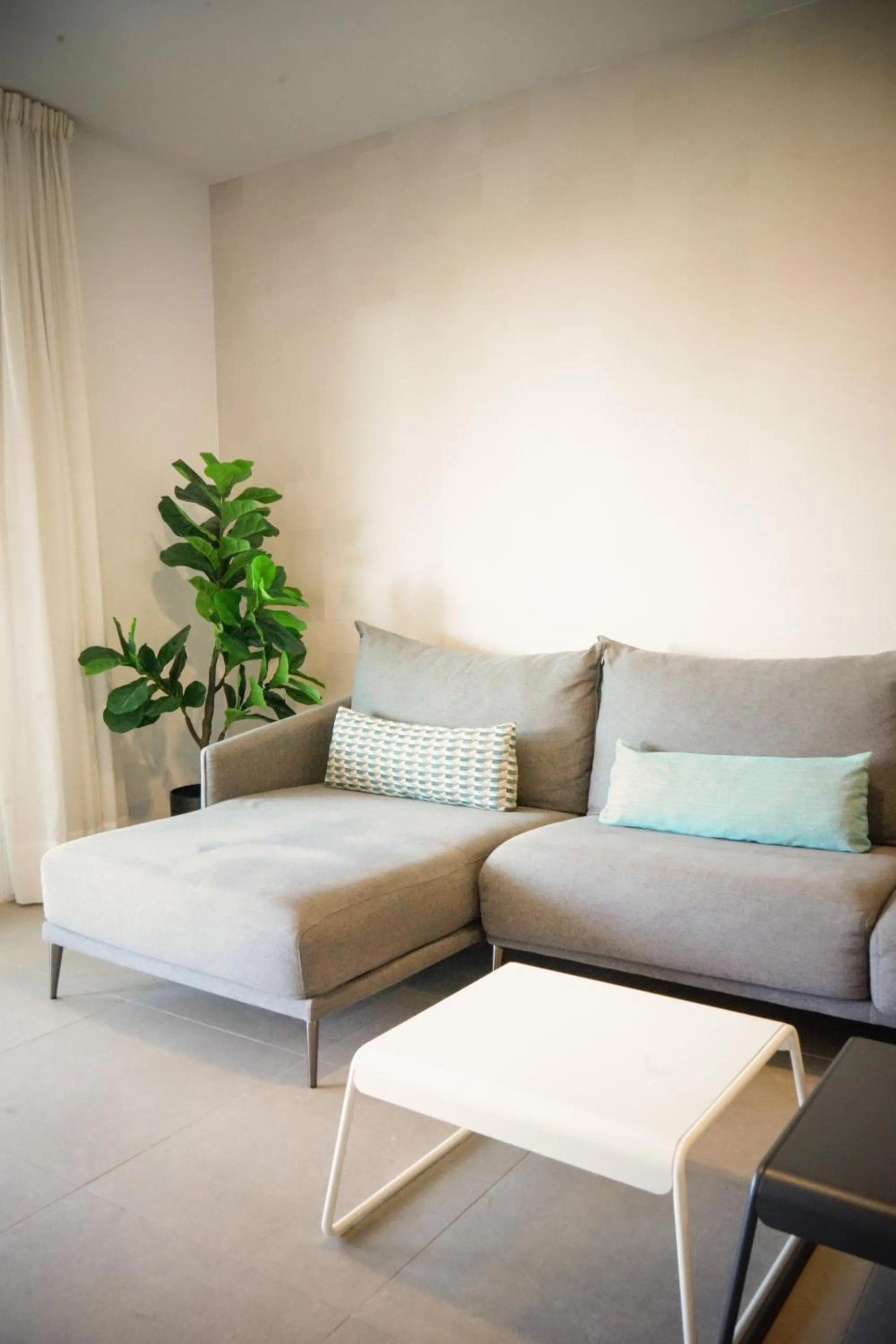 Living room in Aqua Apartments Bellamar, Marbella