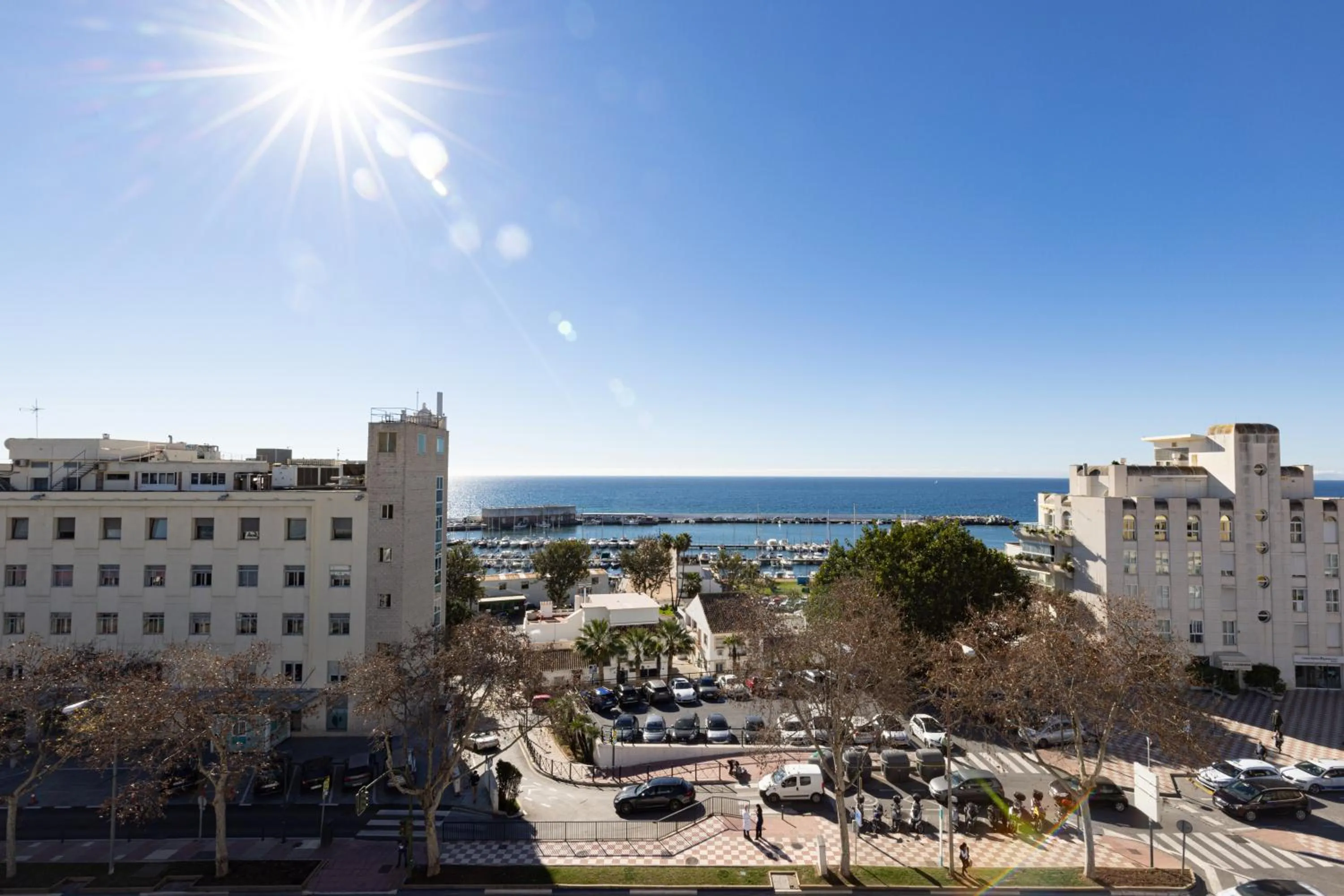 Street view in Aqua Apartments Bellamar, Marbella