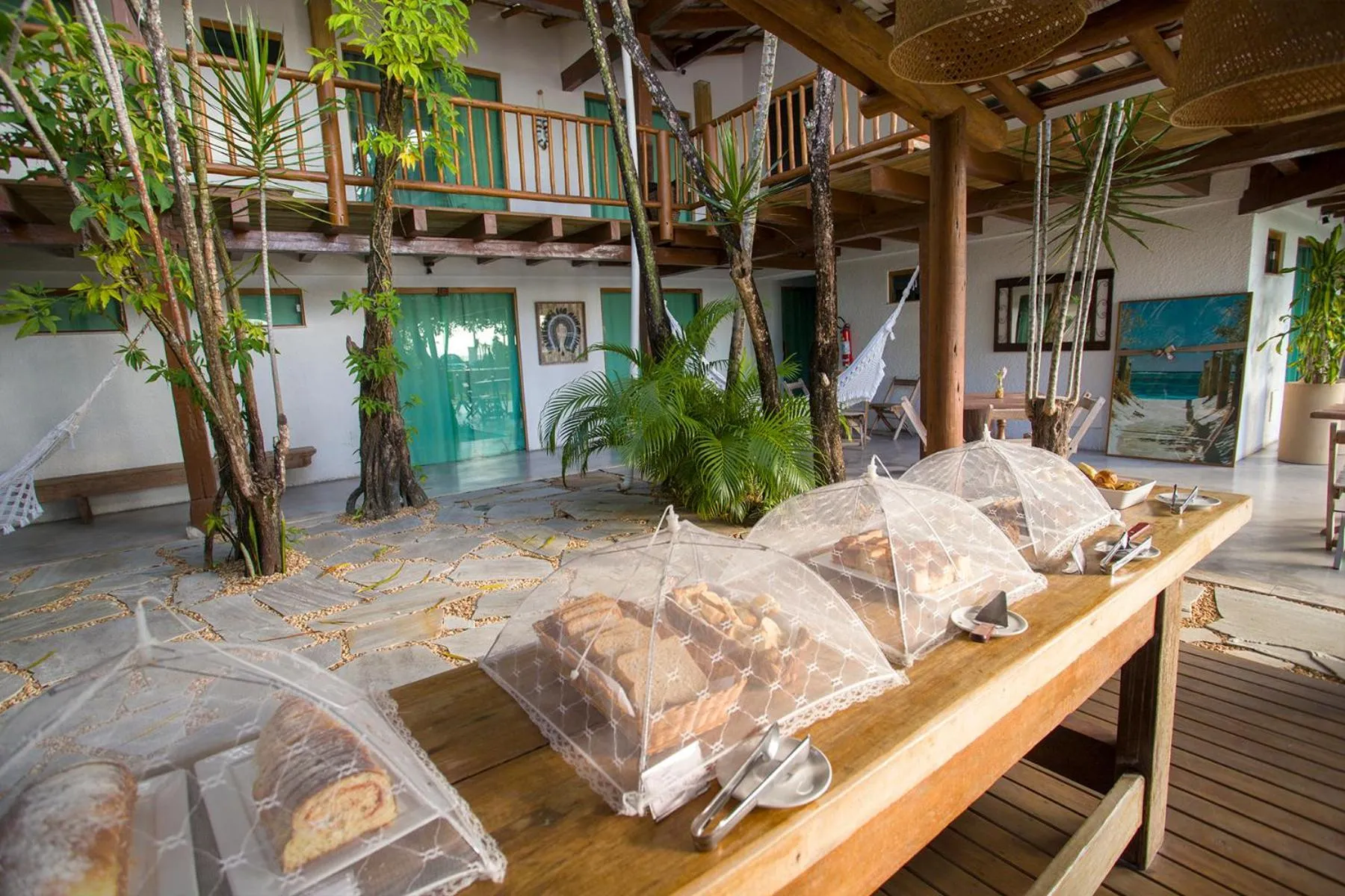 Breakfast in Tropical Beach