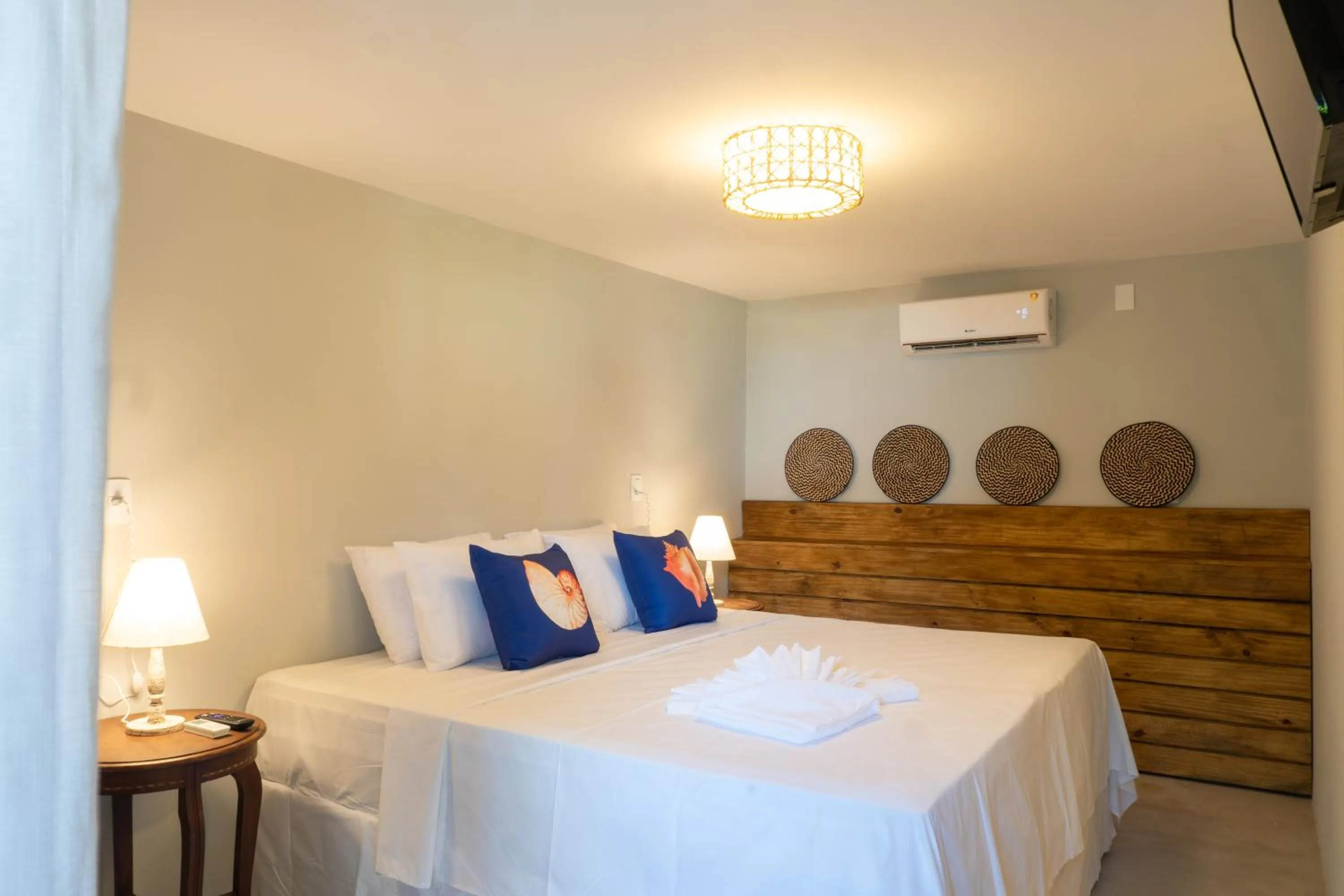 Bed in Tropical Beach