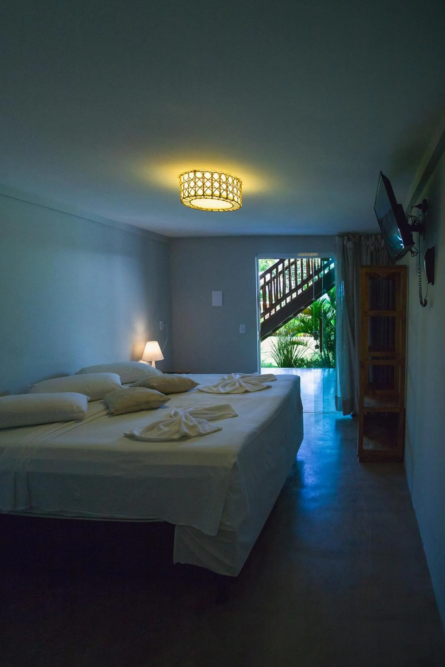 Bed in Tropical Beach