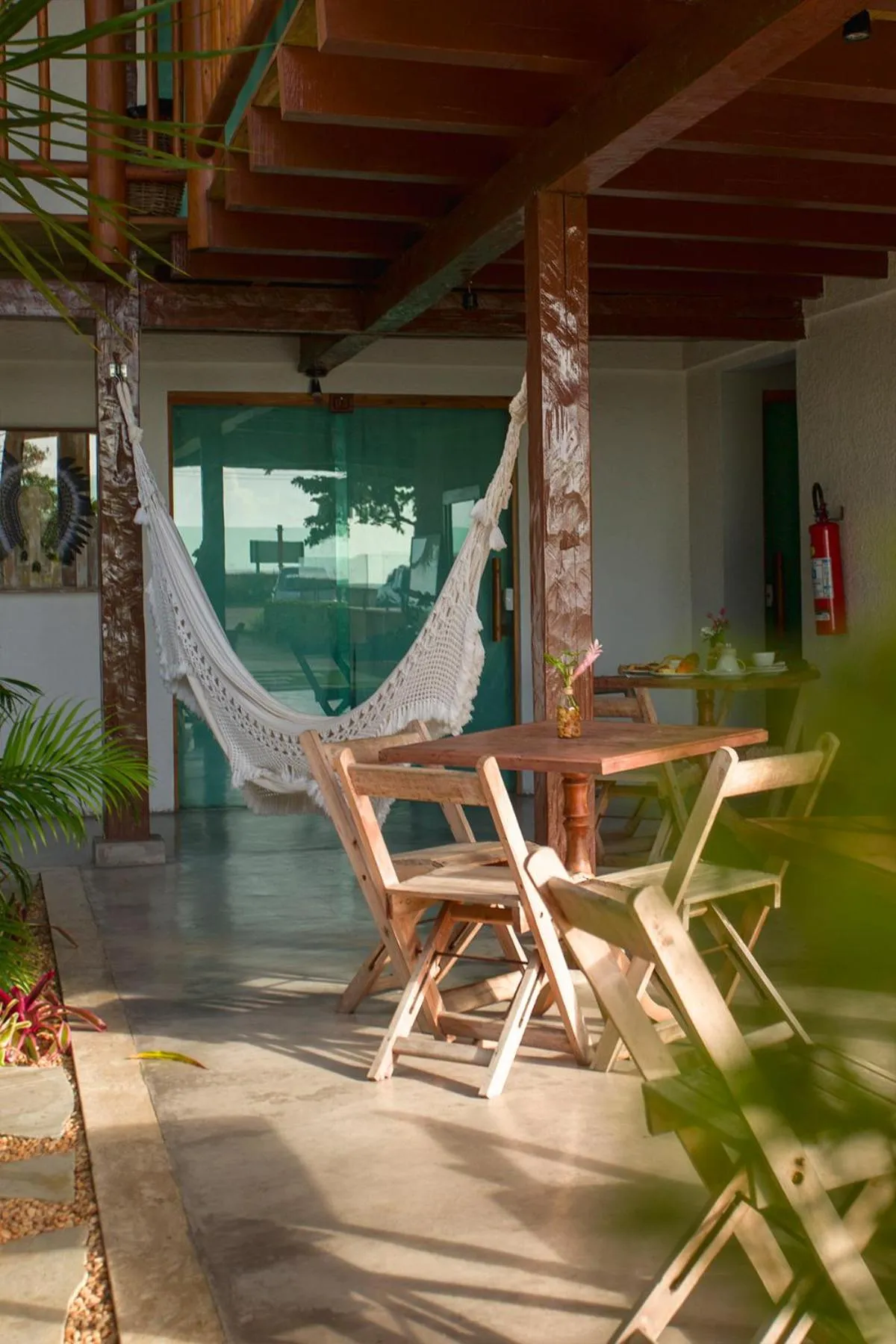 Patio in Tropical Beach