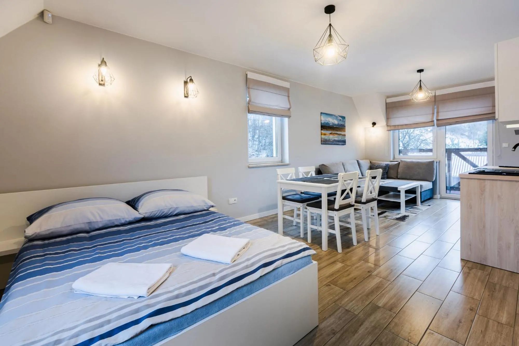 Bed in Apartamenty,pokoje Paholski