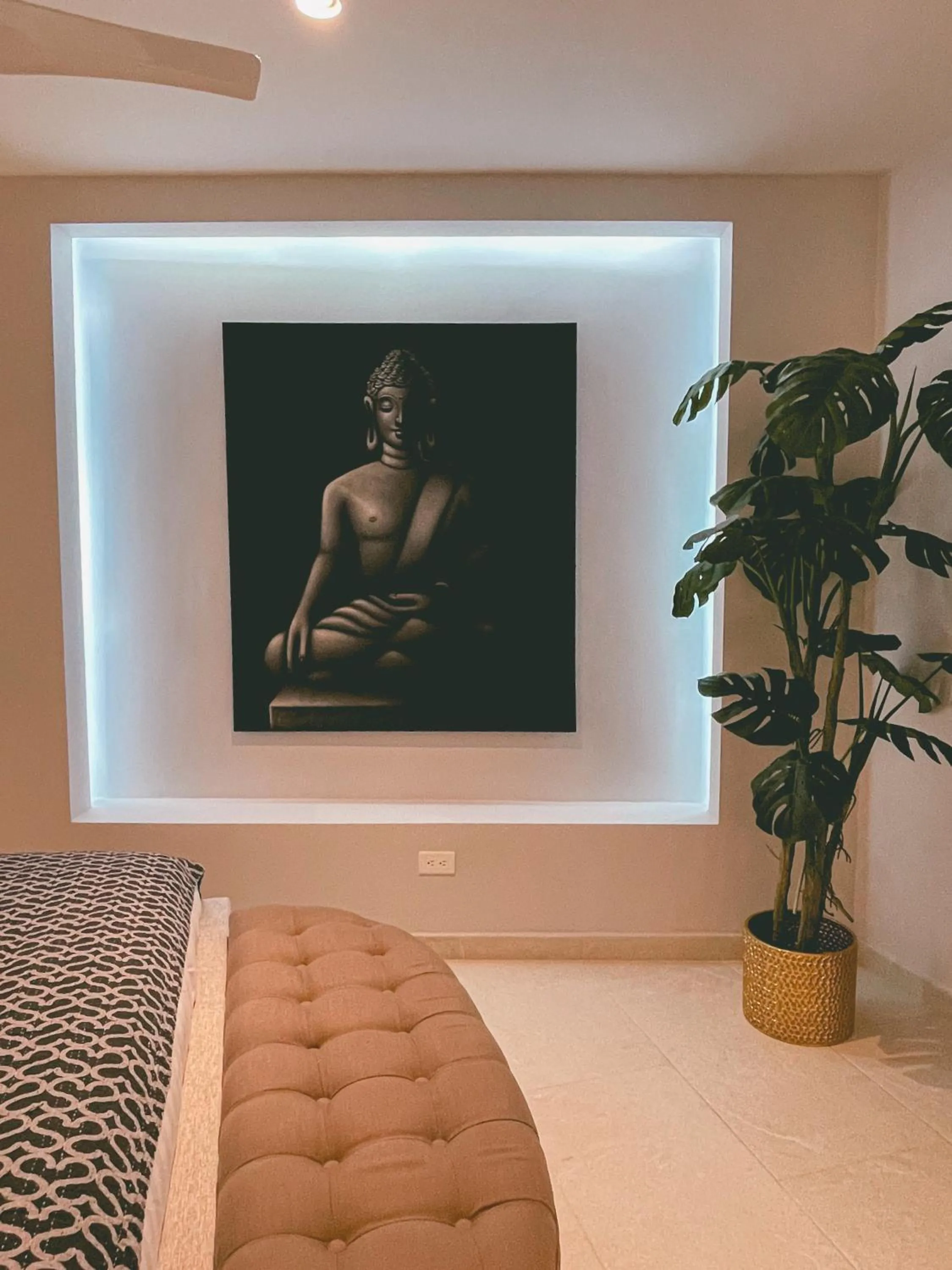 Decorative detail, Bed in Hotel Boutique Casa Hendaus - Adults Only